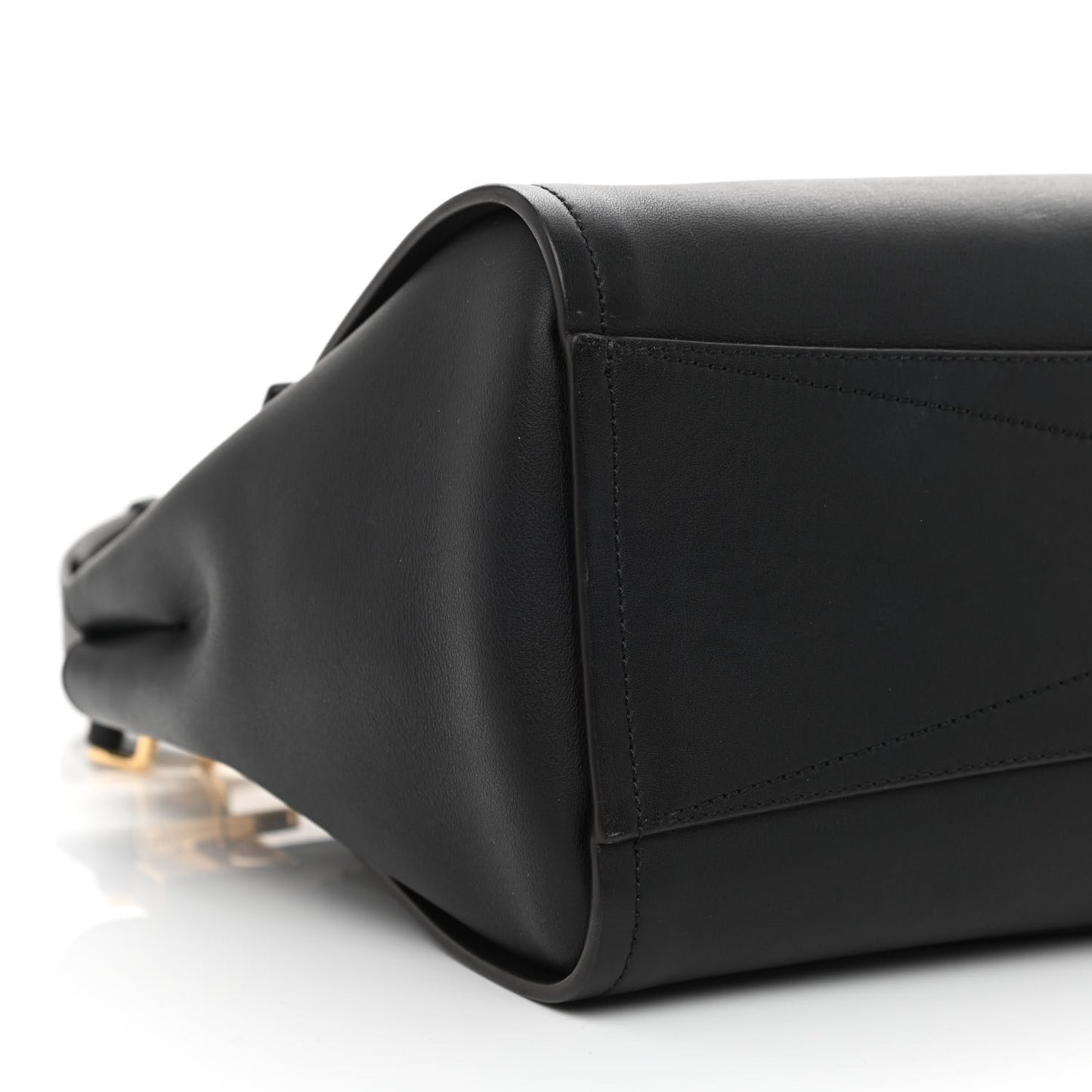 Calfskin Small Mystic Shoulder Bag Black