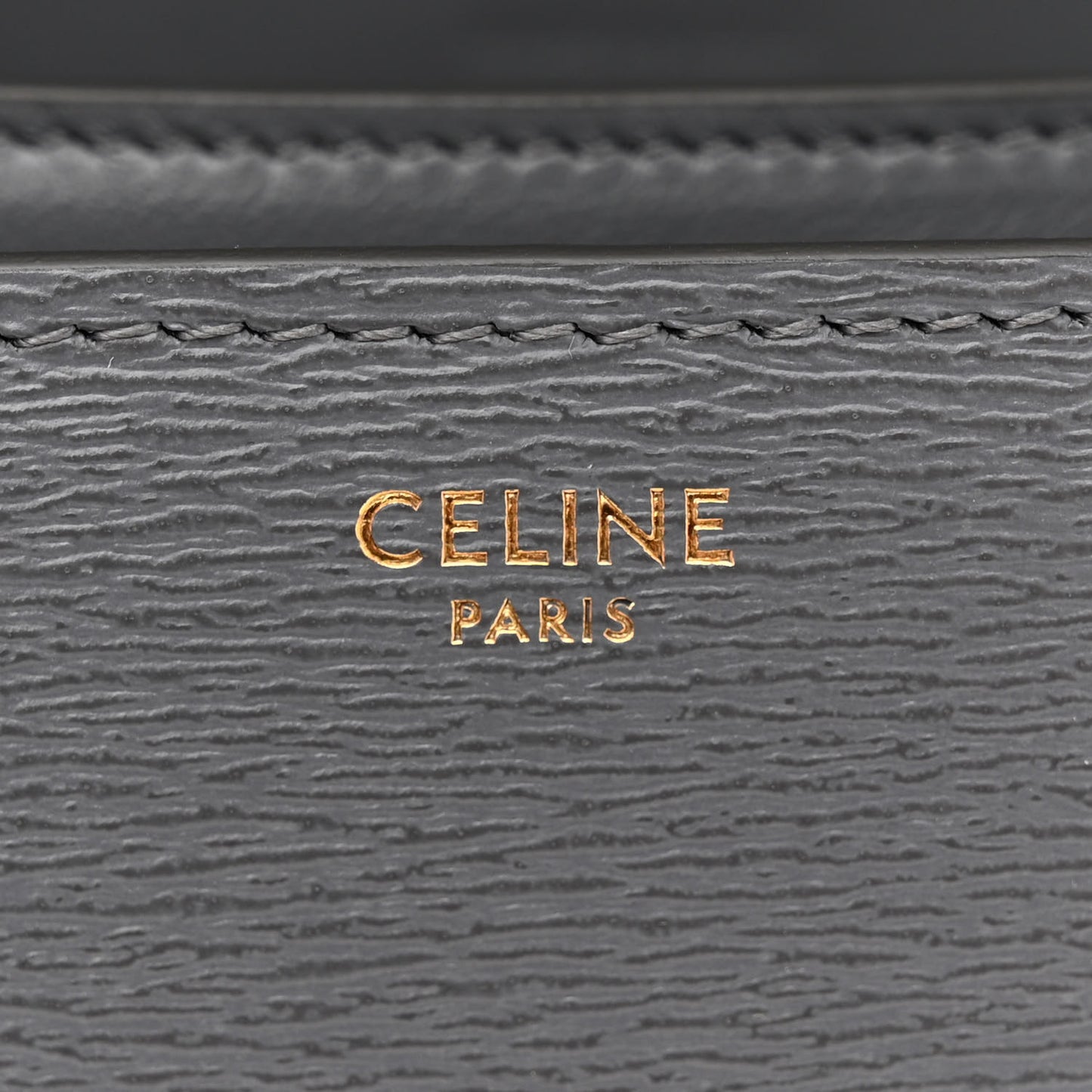 Liege Calfskin Medium Classic Box Flap Bag Medium Grey