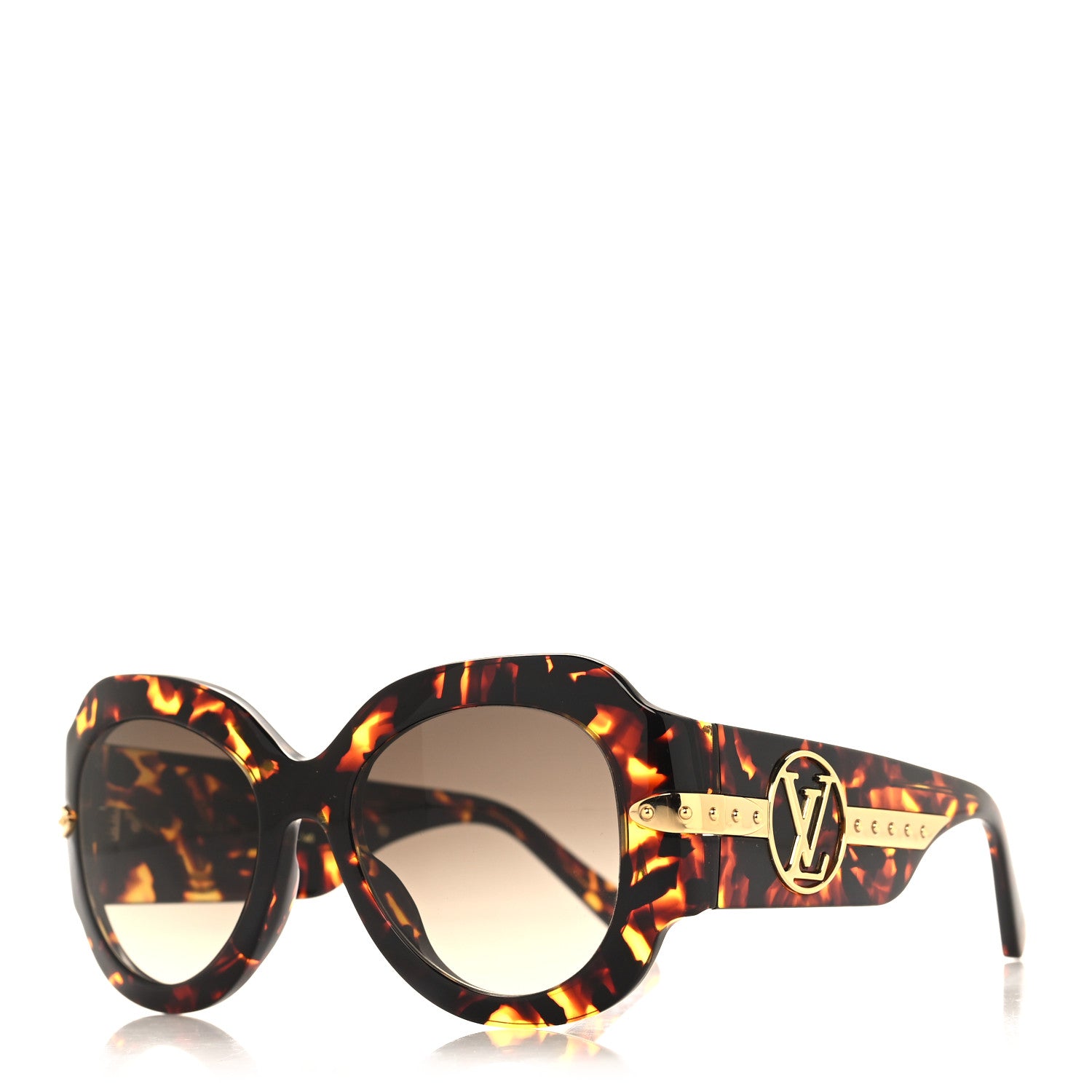 Louis Vuitton Acetate Paris Texas Sunglasses Z1133W Dark Tortoise