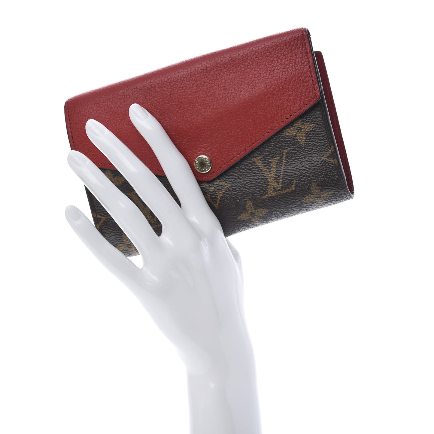 Monogram Pallas Compact Wallet Cherry