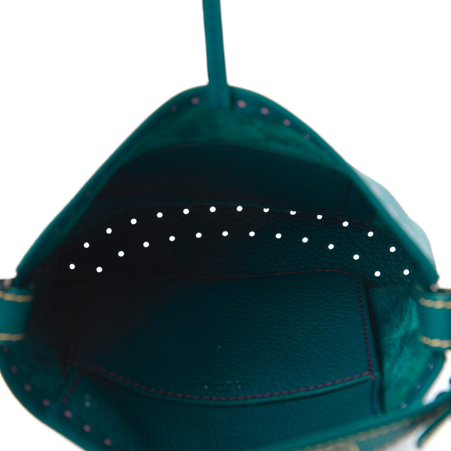 Taurillon Mini Pin Bucket Peacock