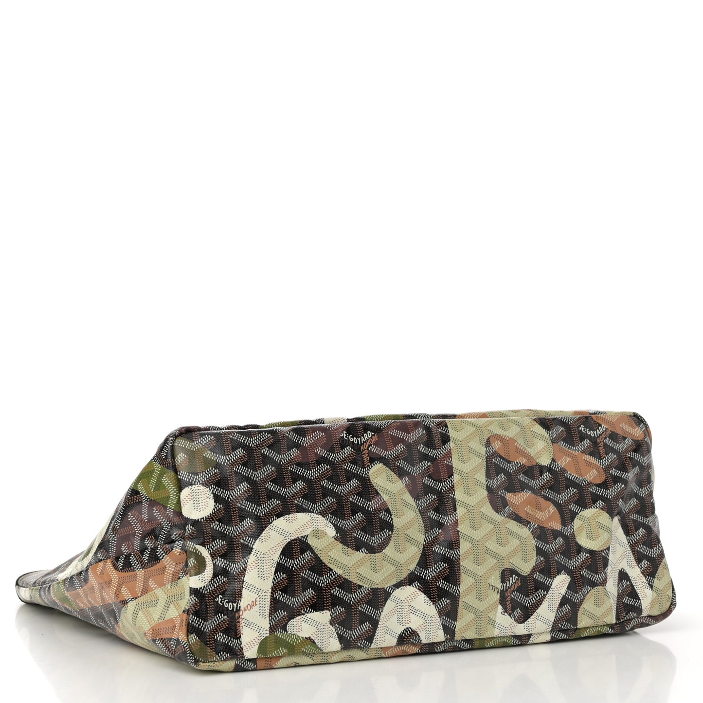 Goyardine Saint Louis Lettres Camouflage PM Black Green