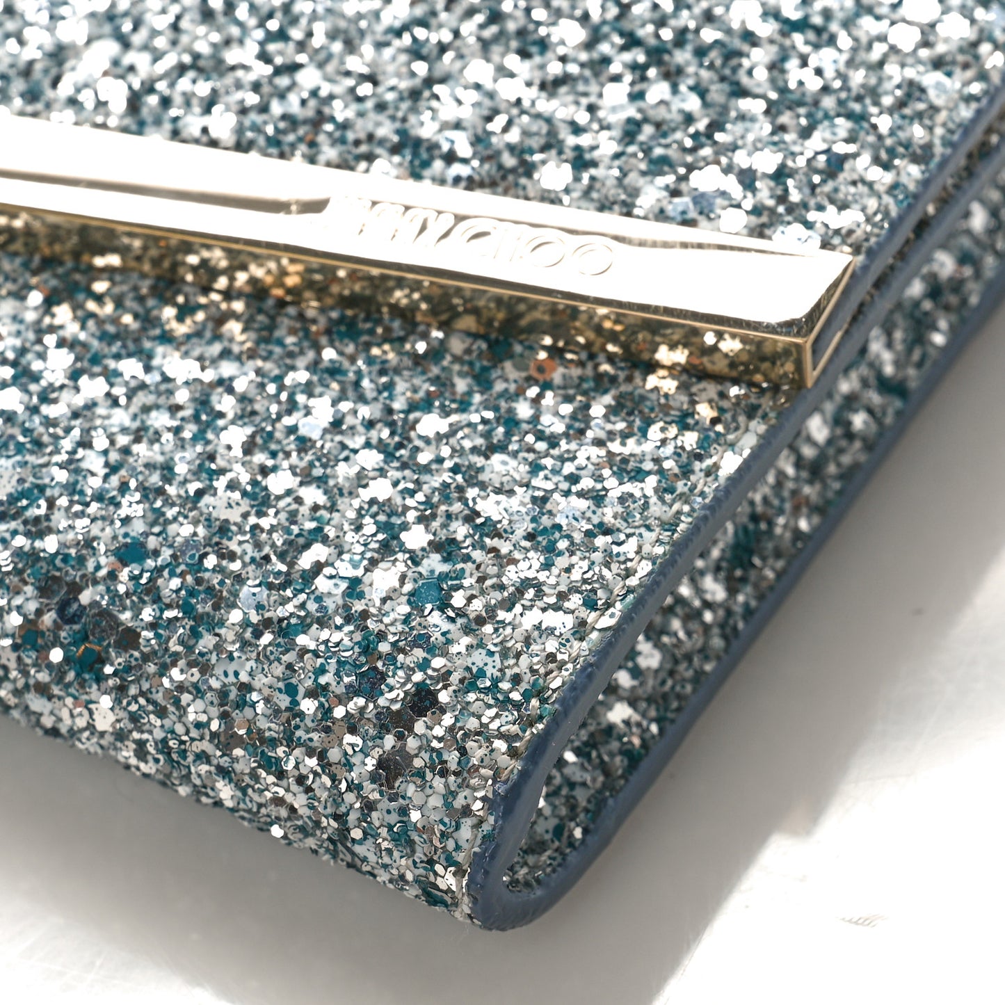 Glitter Emmie Clutch Silver