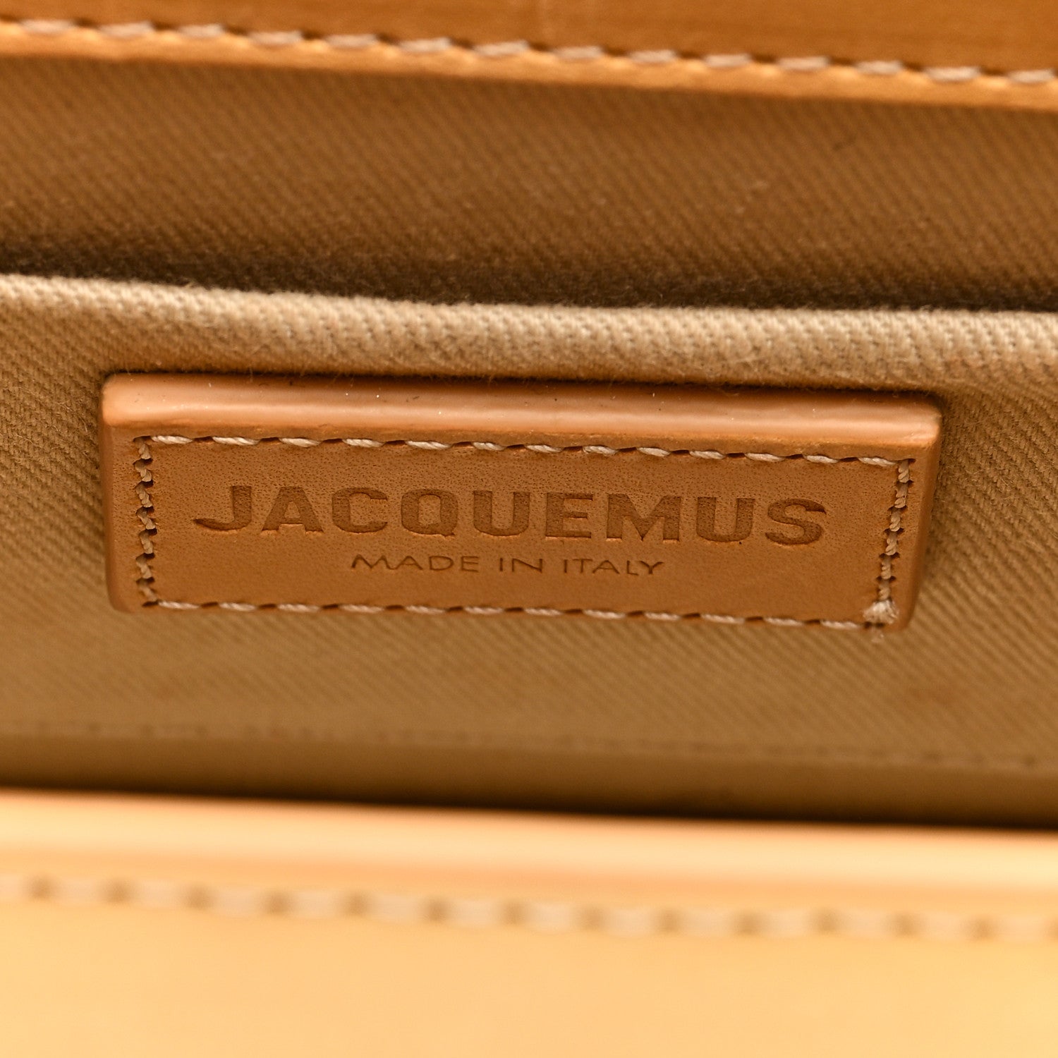 Jacquemus Calfskin Le Chiquito Moyen Light Brown 6 of 12