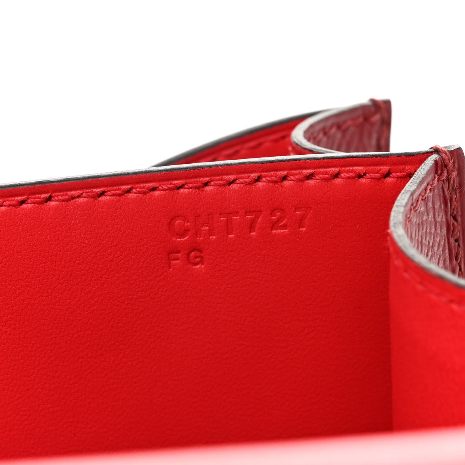 Hermes Epsom Enamel Constance 24 Rouge Grenat 7 of 11