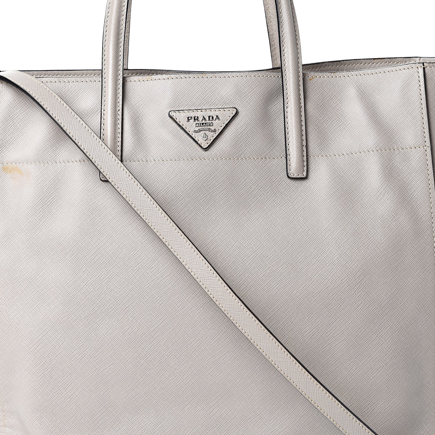 Prada Saffiano Soft Tote Pomice 8 of 15