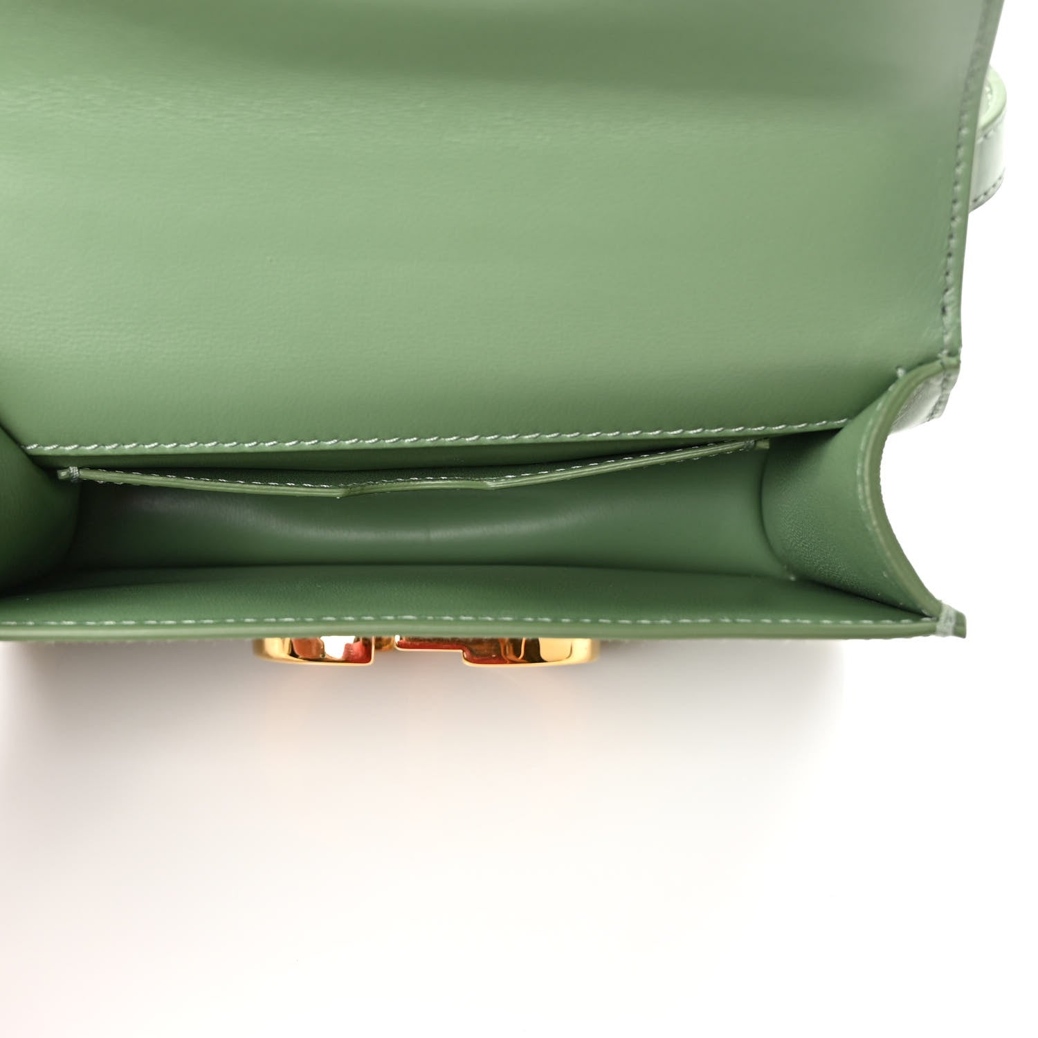 Christian Dior Smooth Calfskin Micro 30 Montaigne Flap Bag Mint Green 5 of 9