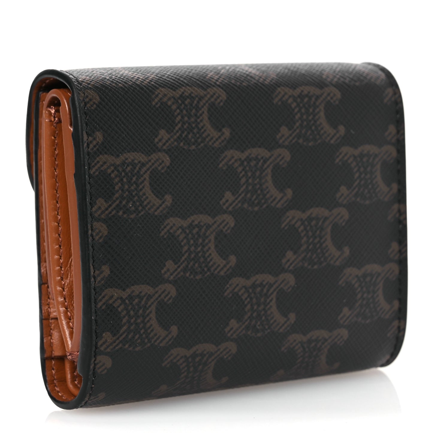 Triomphe Canvas Small Triomphe Wallet Tan