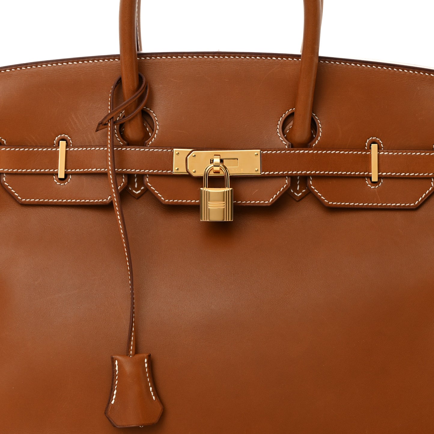 Natural Barenia Birkin 35 Fauve
