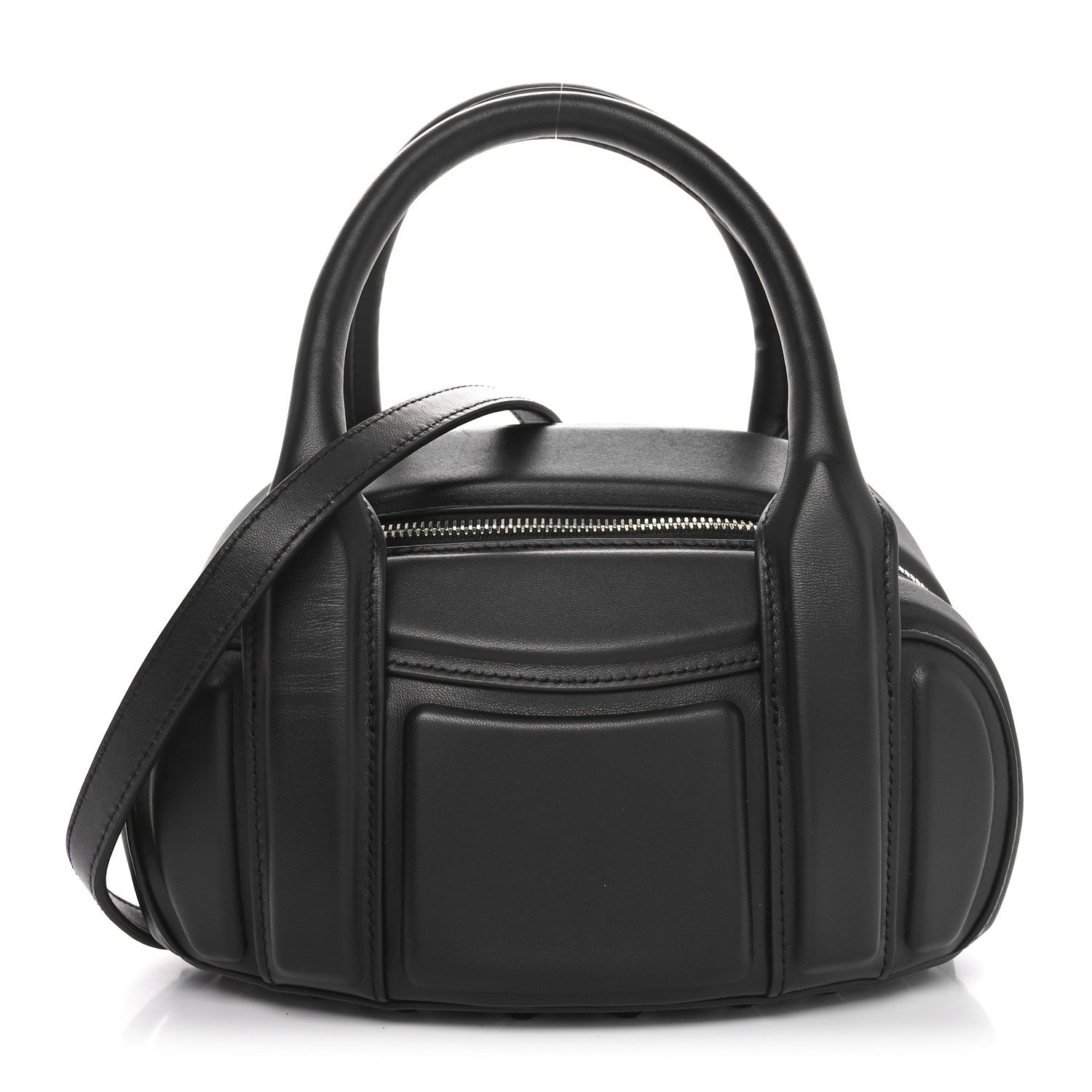 Alexander Wang Lambskin Small Top Handle Roc Black 1665005