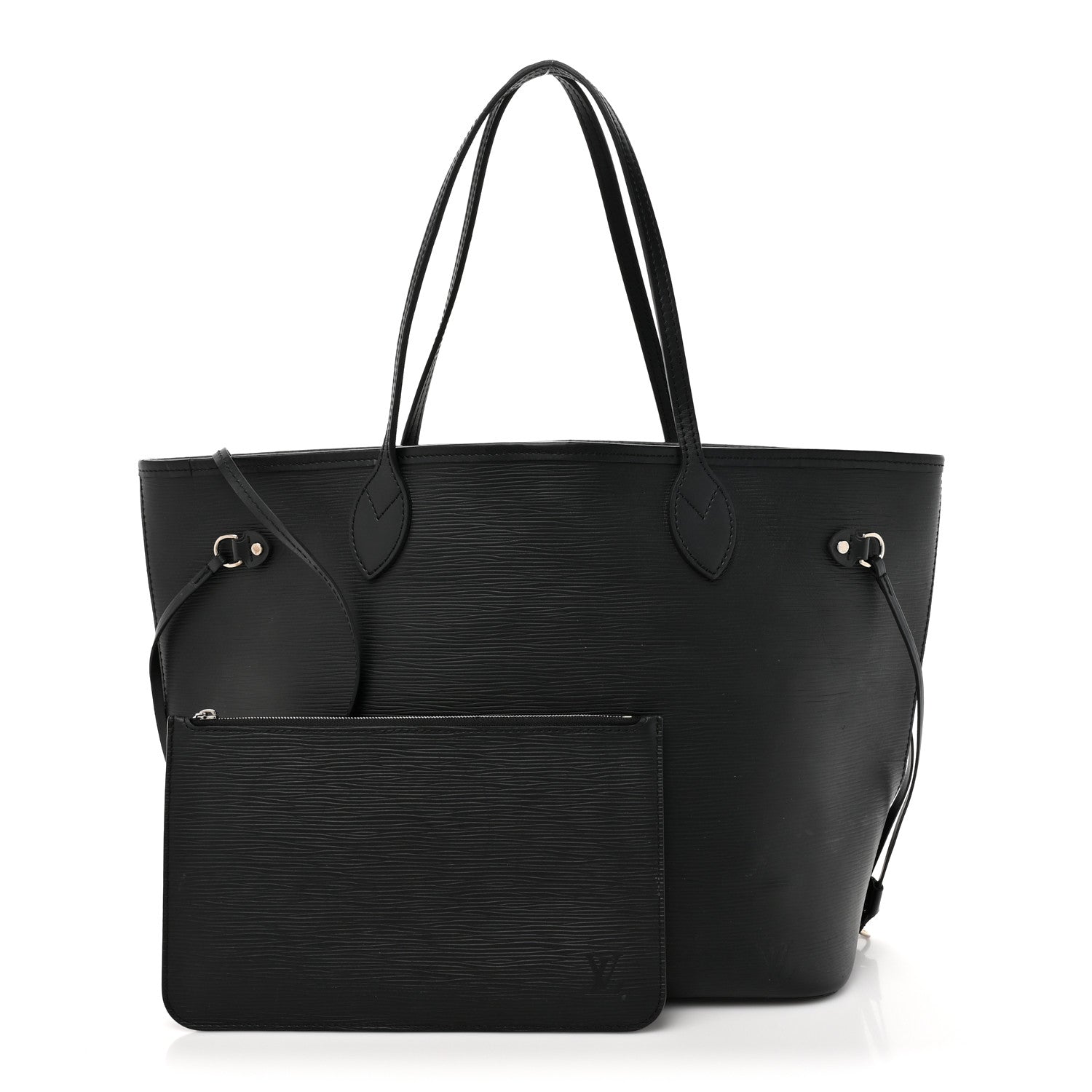Louis Vuitton Epi Neverfull MM Black 3 of 18