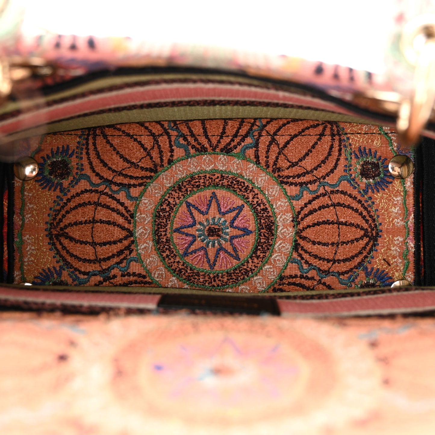 Canvas Embroidered In Lights Medium Lady D-Lite Multicolor