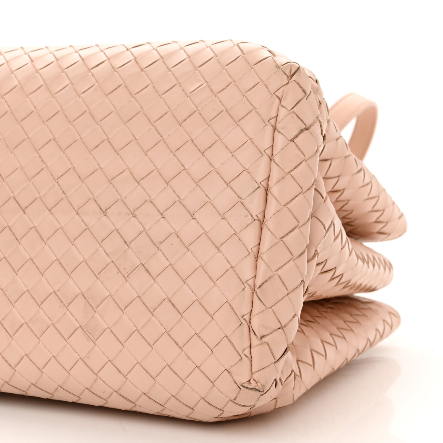 Light Calf Intrecciato Small Roma Flamingo