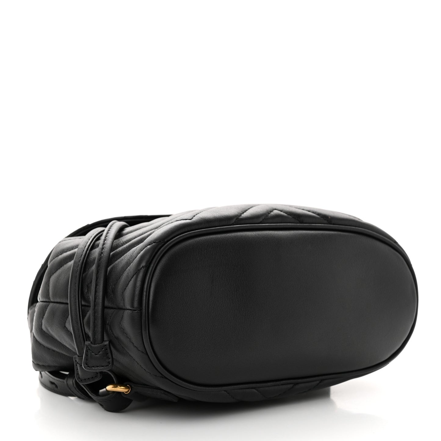 Calfskin Matelasse GG Marmont Flap Backpack Black