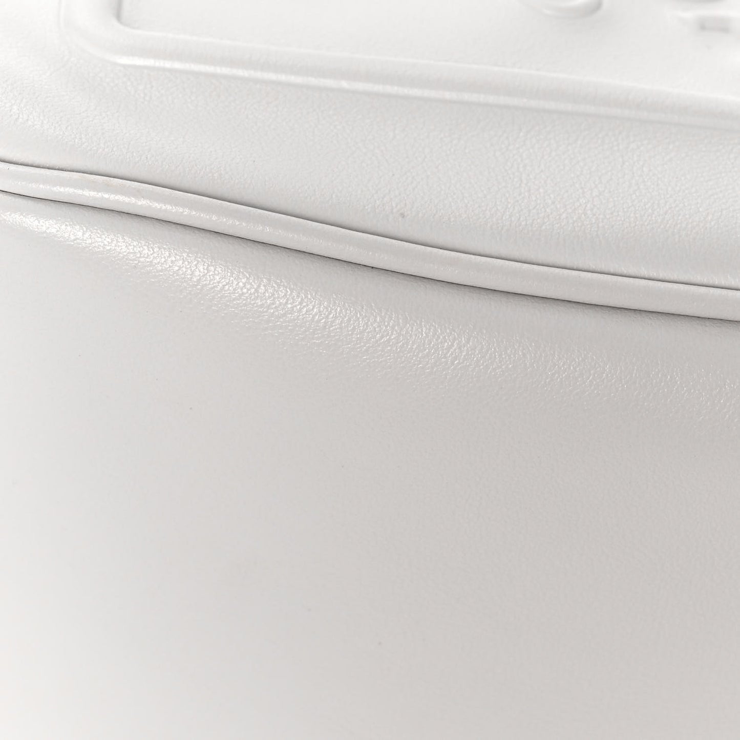 Grace Lux Triangle Shoulder Bag White