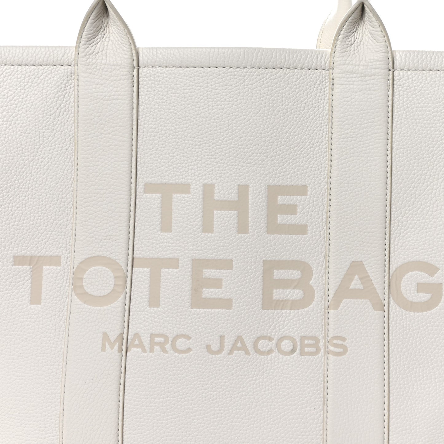 Grained Calfskin Large The Tote Bag Cotton