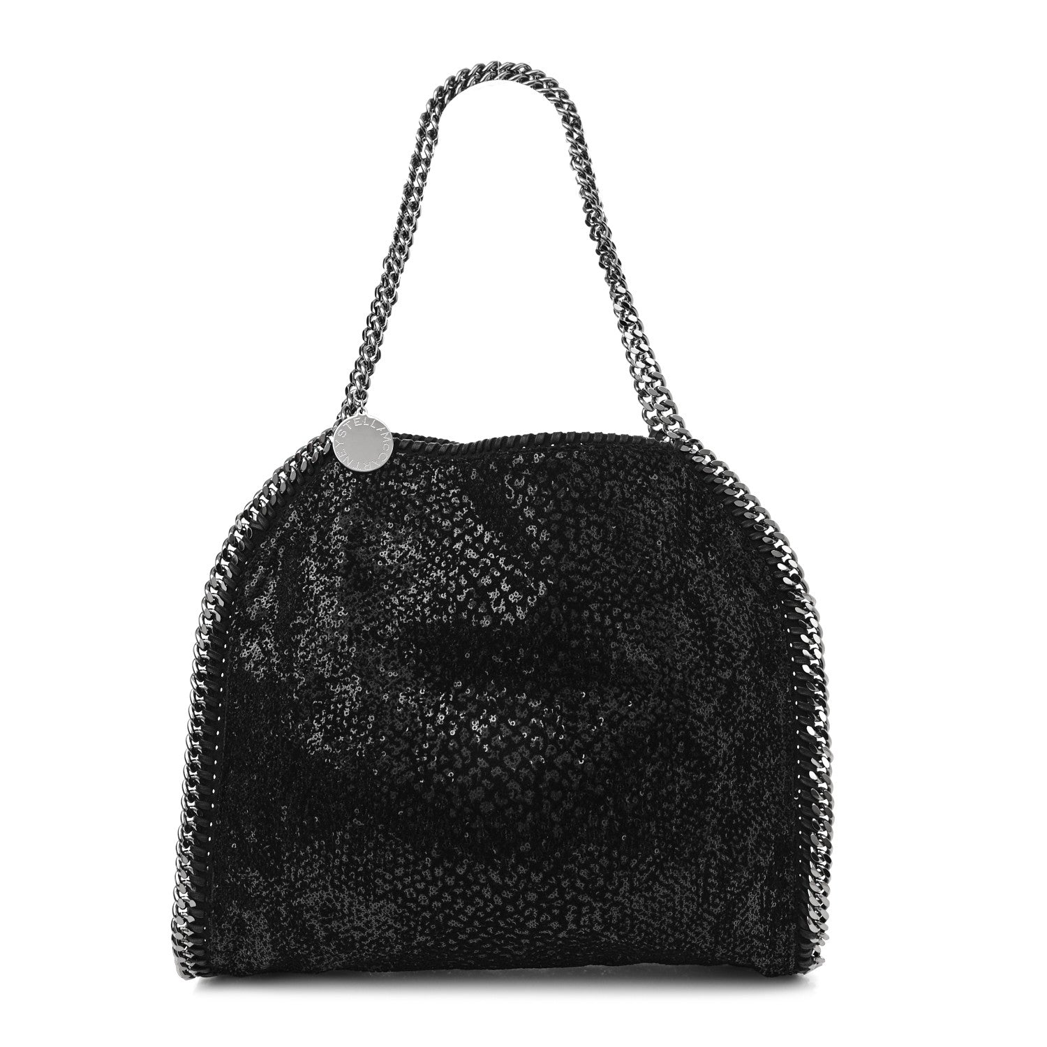 Stella McCartney Sequin Small Falabella Tote Black 1 of 11