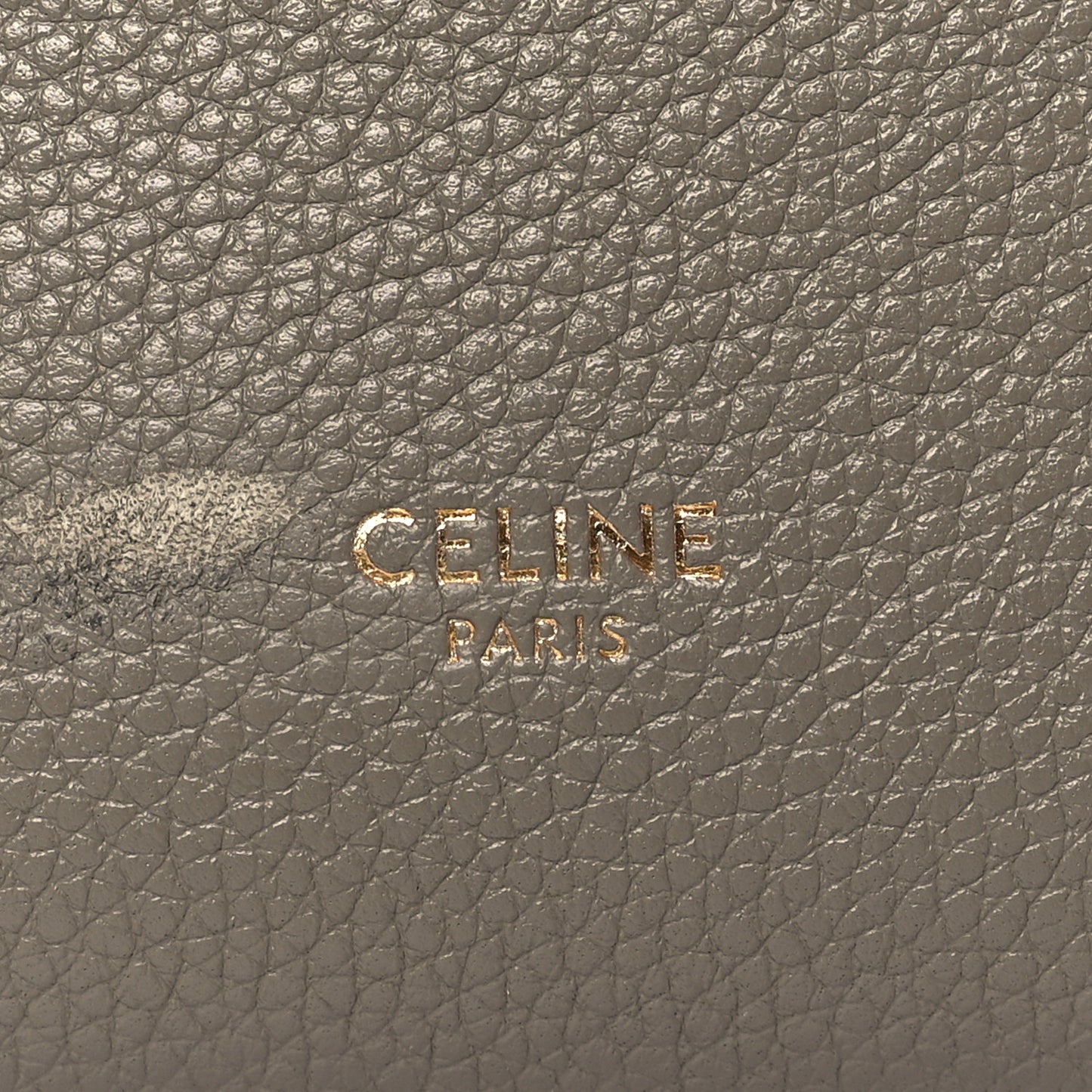 Soft Grained Calfskin Small Sangle Bucket Bag Taupe