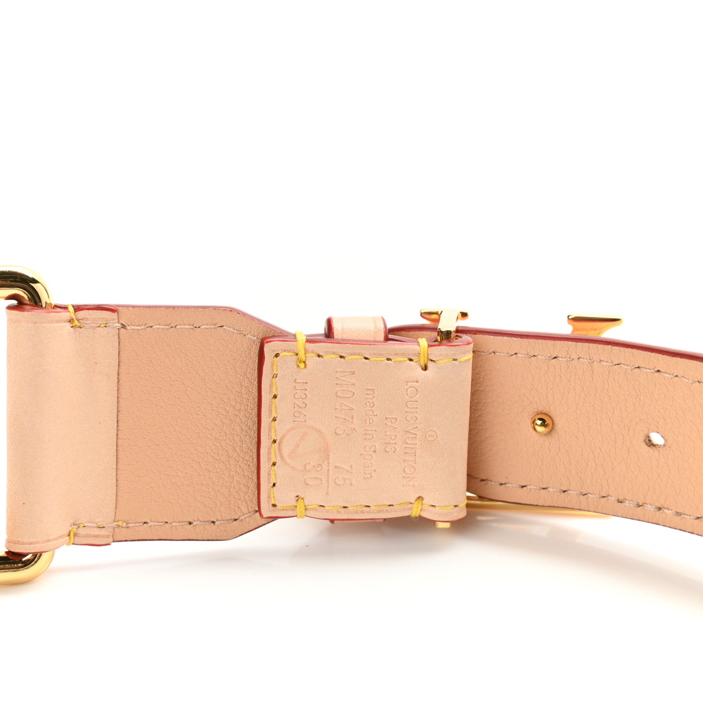 Silk Vachetta Monogram Confidential 30mm Belt 75 30 Black
