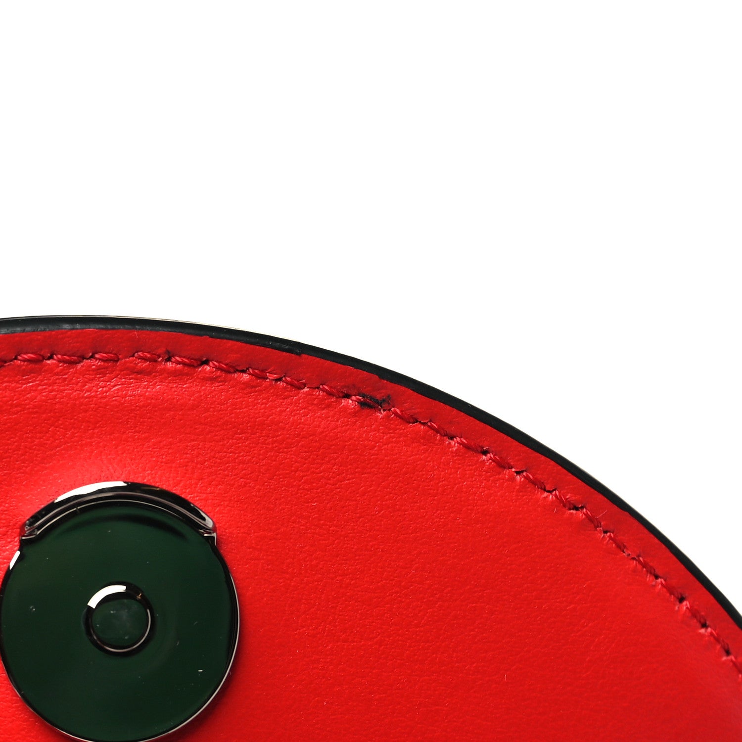 Christian Louboutin Calfskin Alligator Embossed Spiked Small Explorafunk Backpack Black 10 of 10