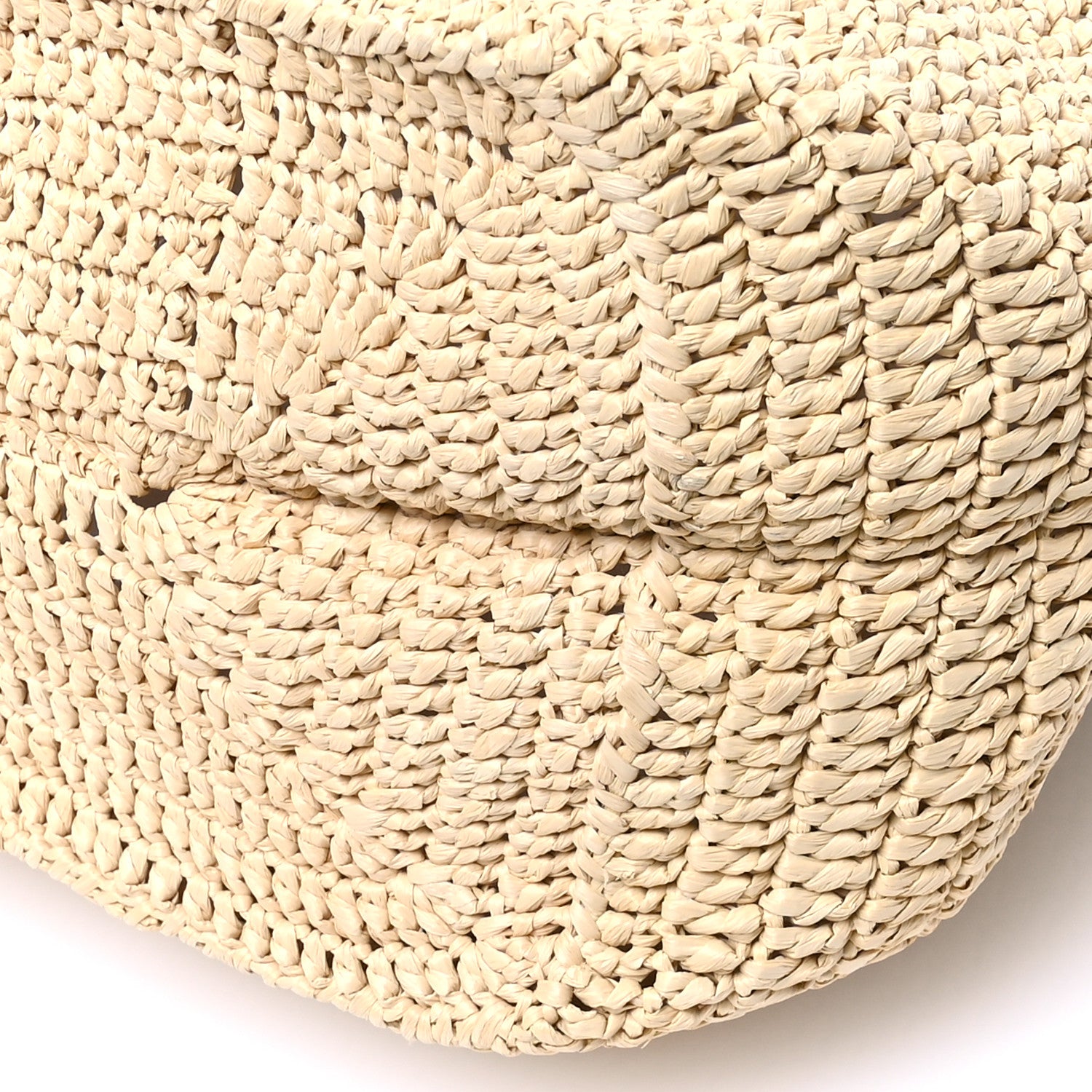 Saint Laurent Raffia Monogram Hobo Naturale 10 of 10