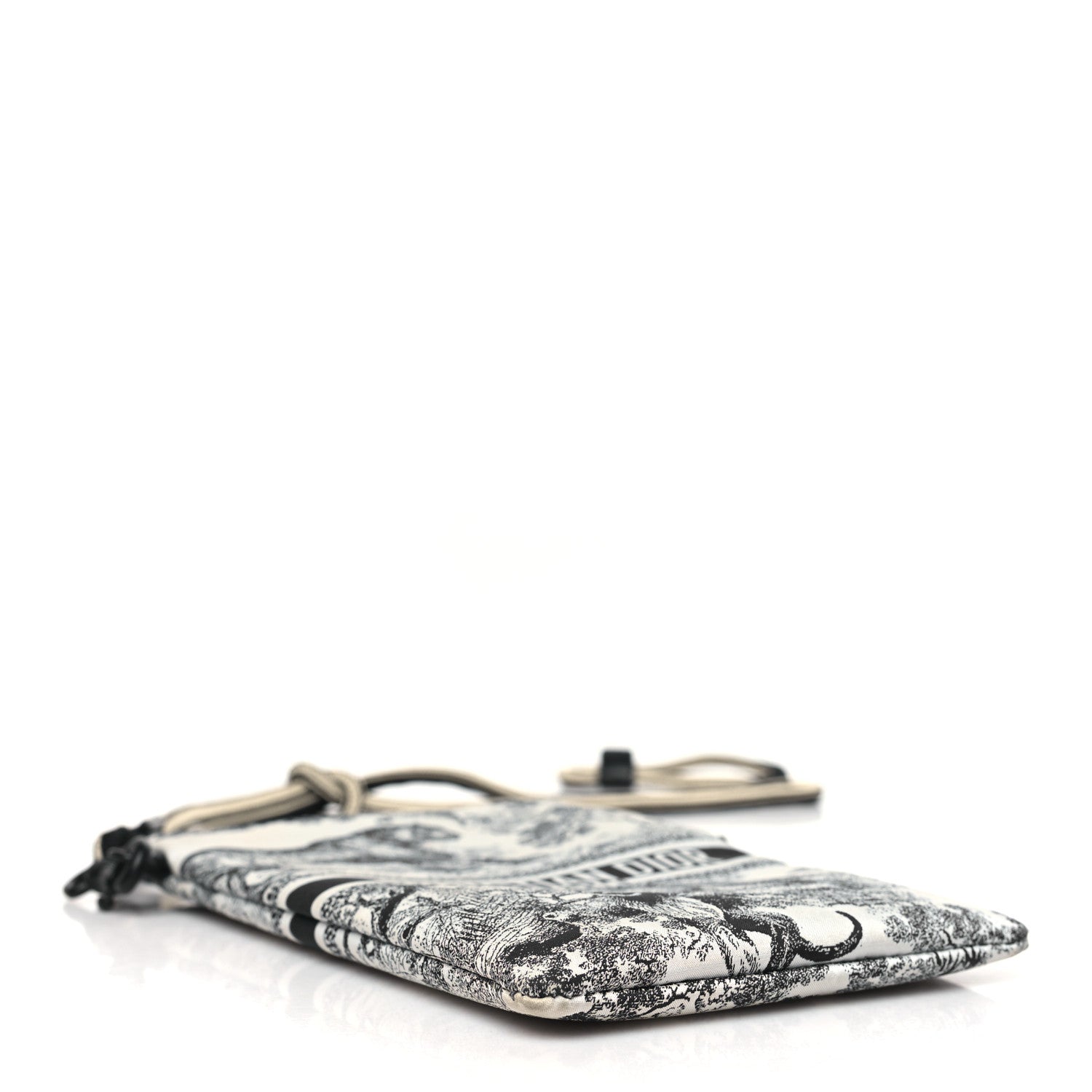 Christian Dior Technical Fabric Embroidered Toile De Jouy DiorTravel Multifunction Pouch Blue 5 of 11