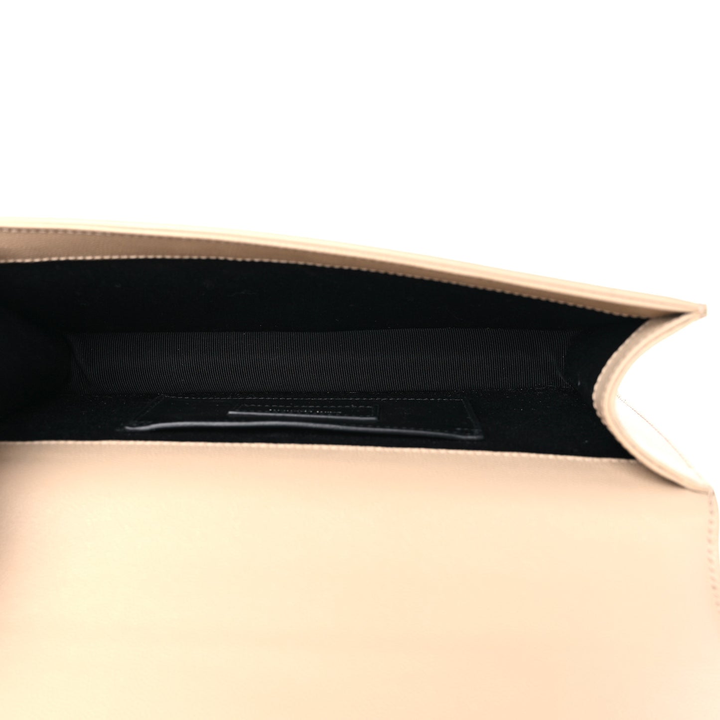 Grain De Poudre Classic Kate Monogram Clutch Nude Powder