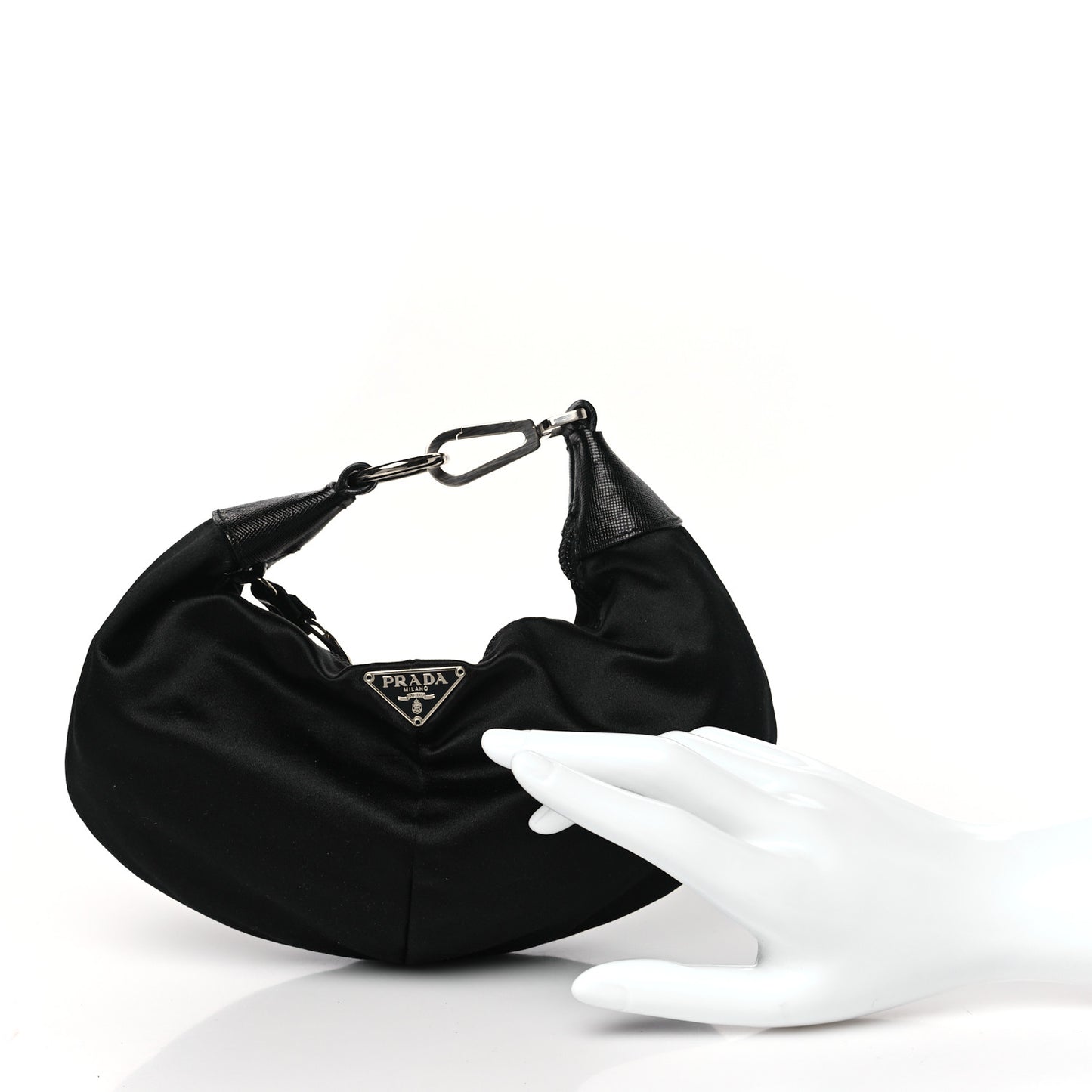 Tessuto Nylon Saffiano Re-Edition 2006 Shoulder Bag Black