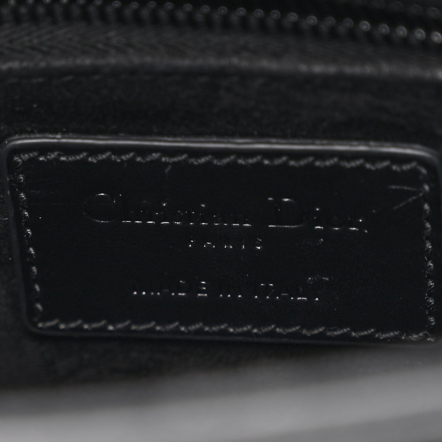 Calfskin Cannage Diamond Small My ABCDior Lady Dior Black