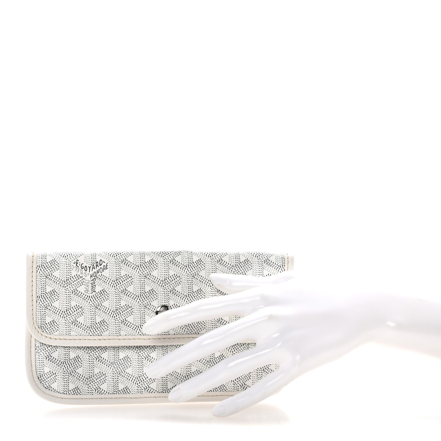 Goyardine Pouch White