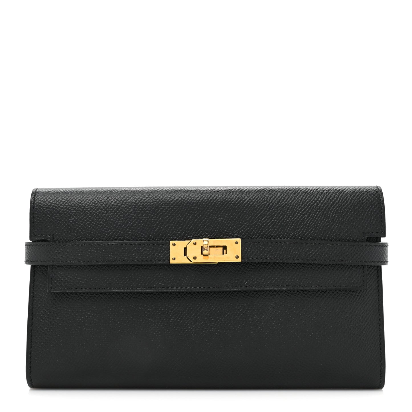 Epsom Kelly Longue Wallet Black
