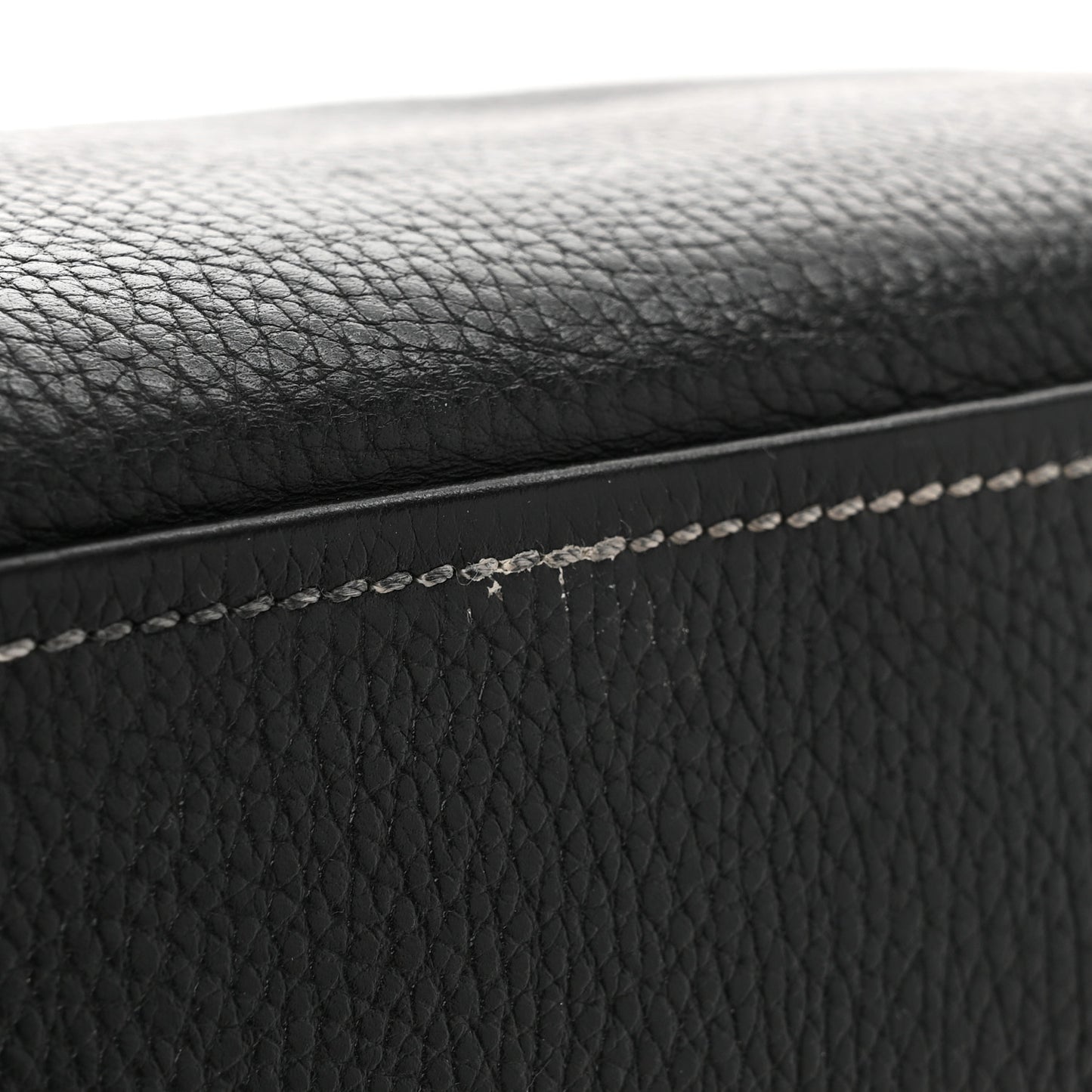 Vitello Daino Shoulder Bag Black