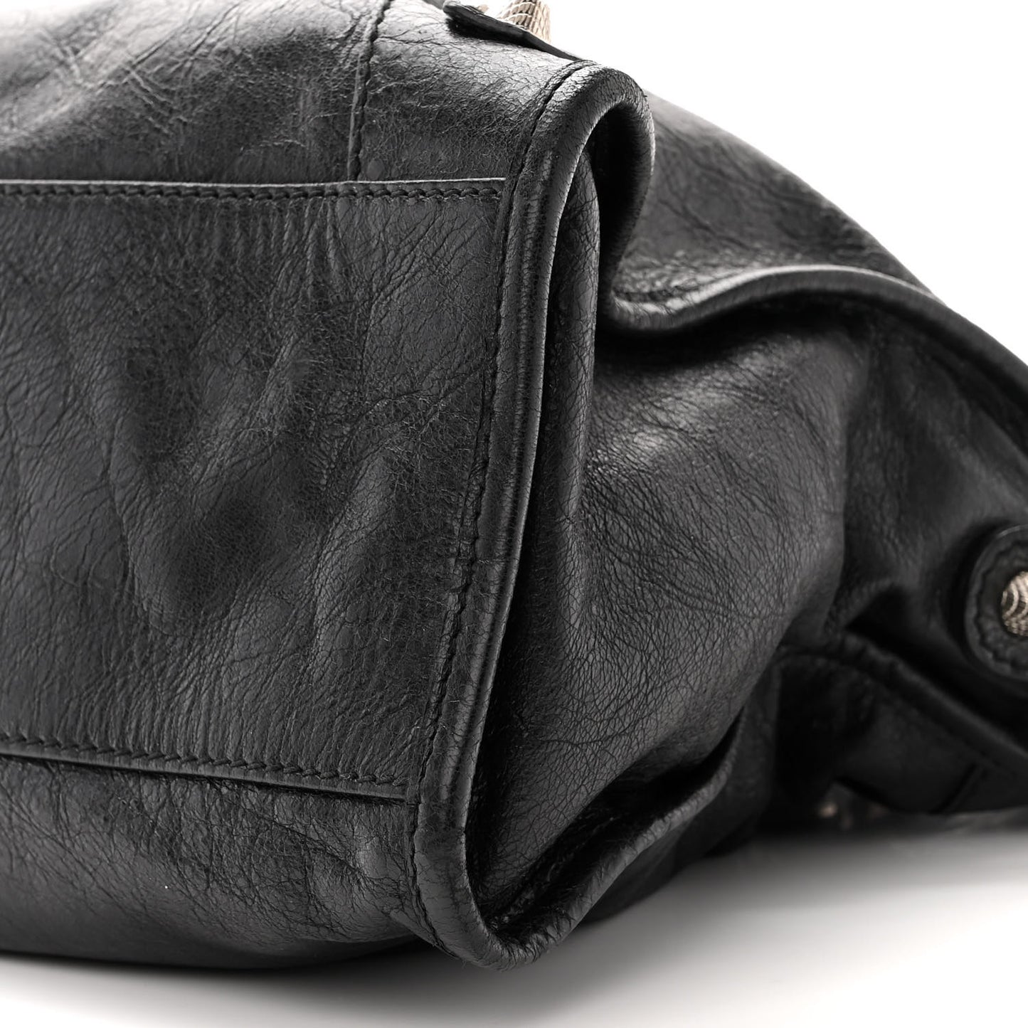 Agneau Giant 12 Silver Hardware City Black