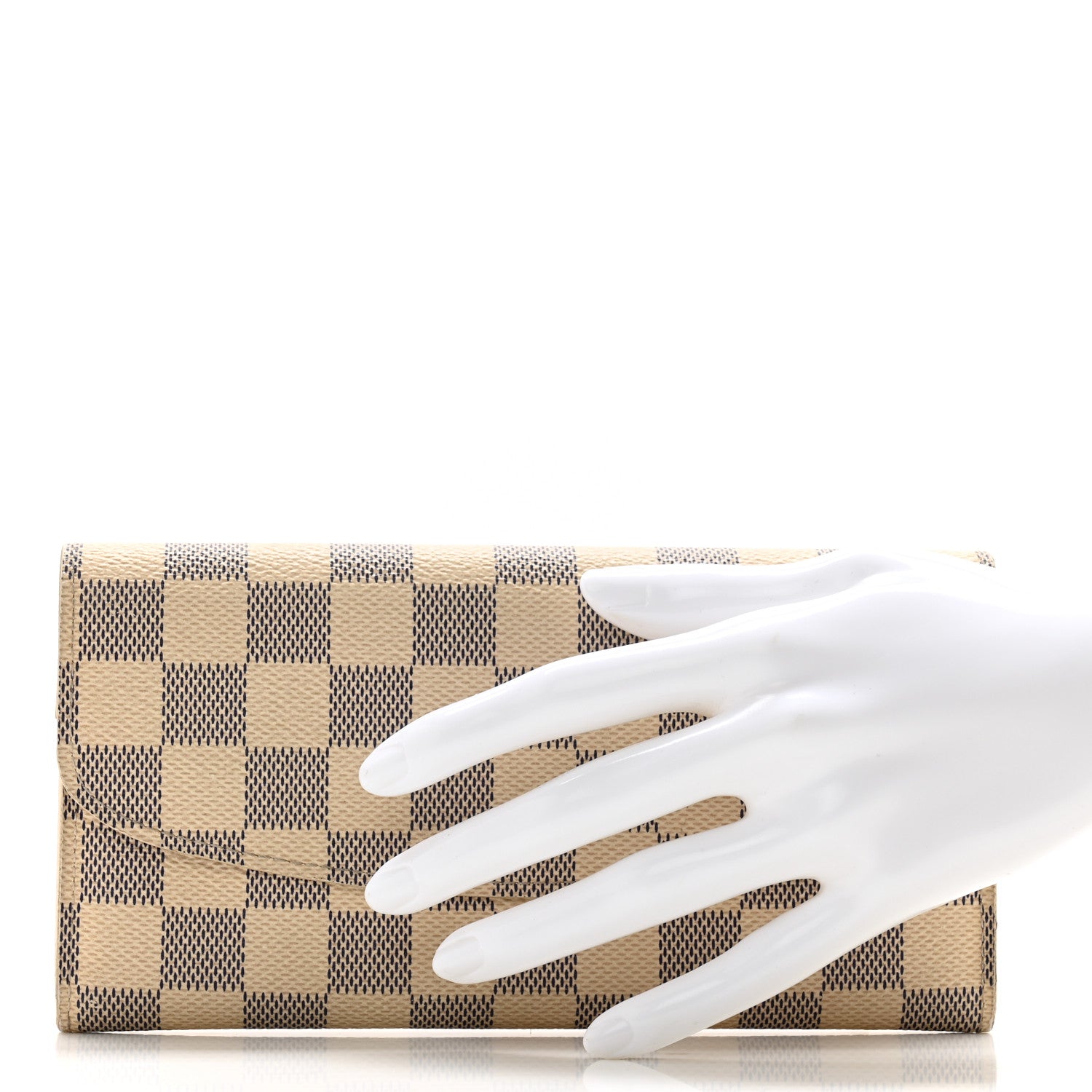 Louis Vuitton Damier Azur Emilie Wallet 2 of 12