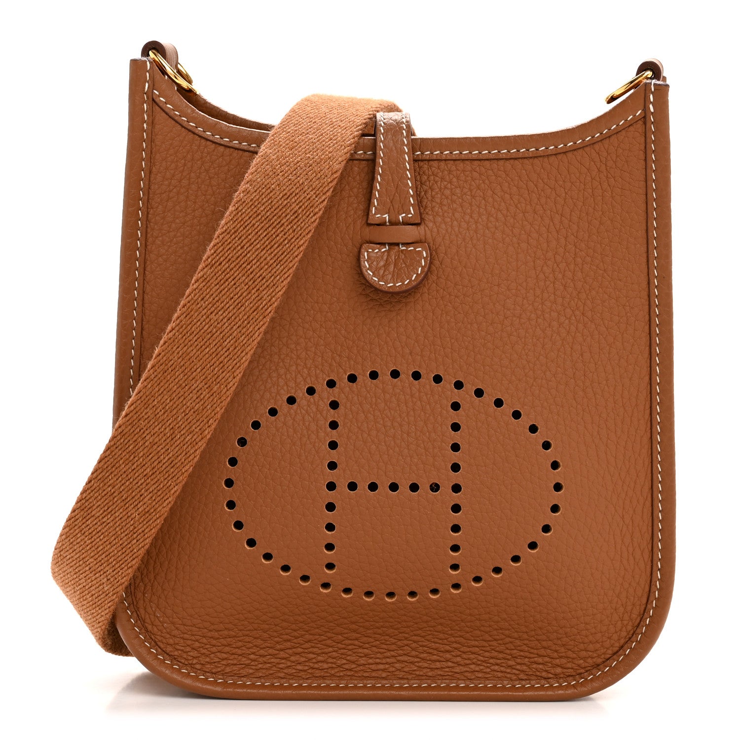 HERMESエブリンTPMゴールド Hermes Taurillon Clemence Evelyne TPM Gold 1789120 – FASHIONPHILE