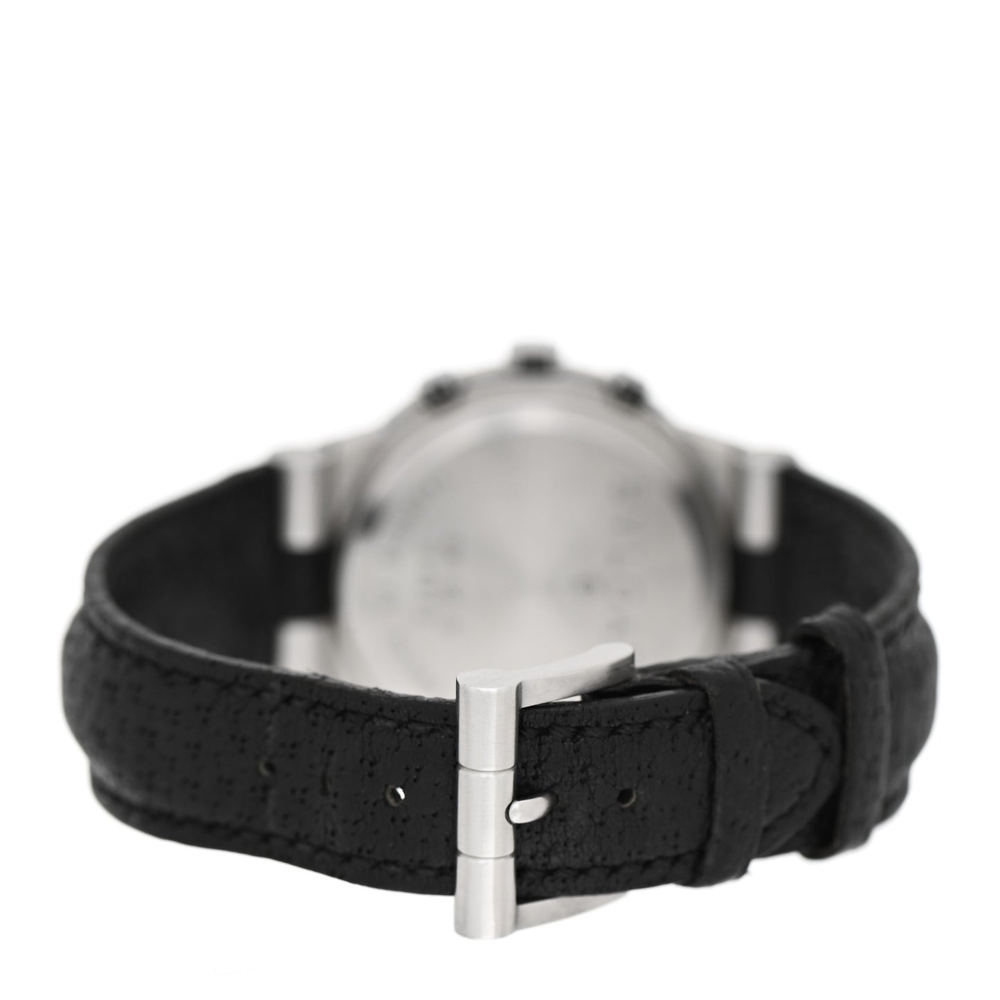 Stainless Steel Calfskin 35mm Diagono Quartz Watch Black