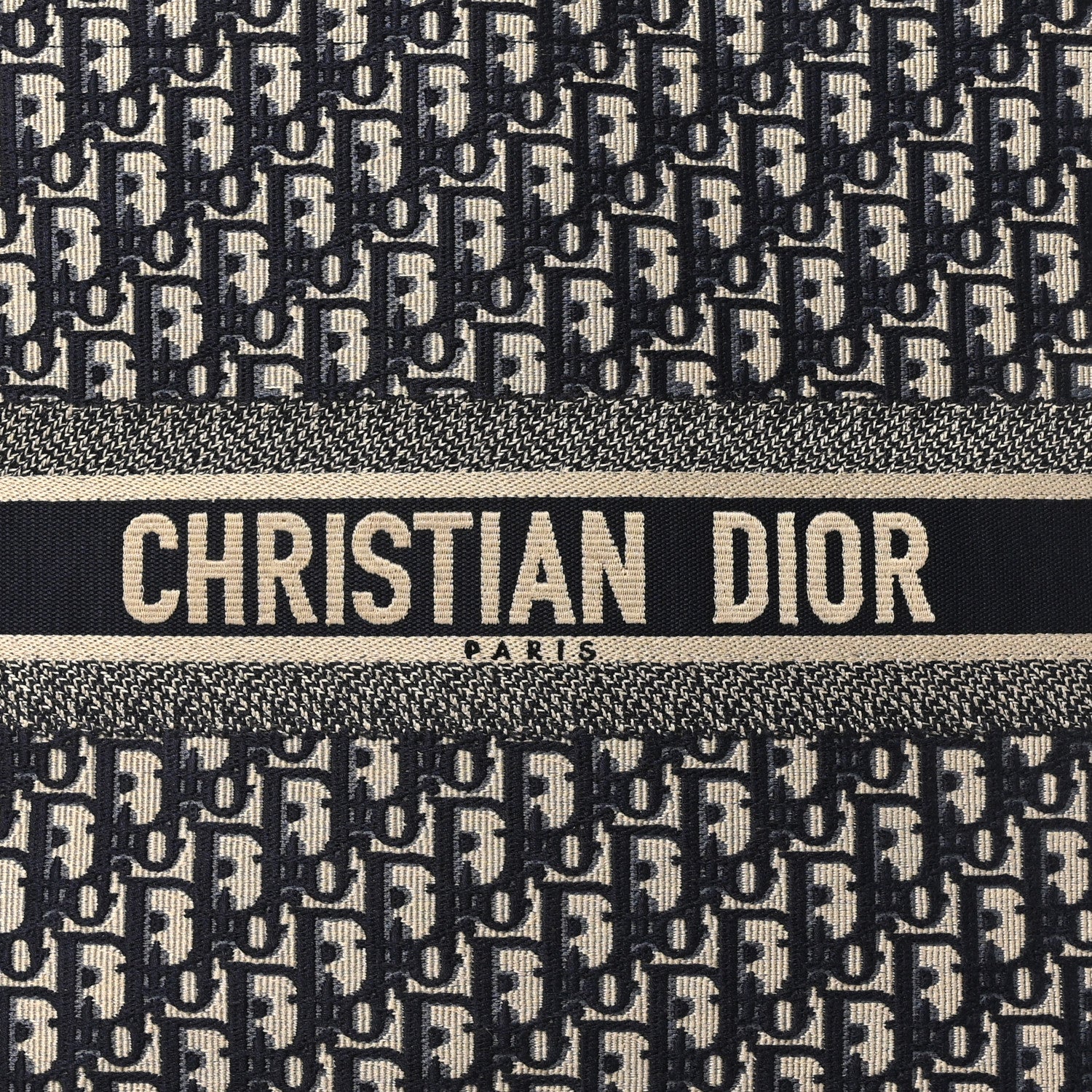 Christian Dior Oblique Large Book Tote Blue Multicolor 8 of 10