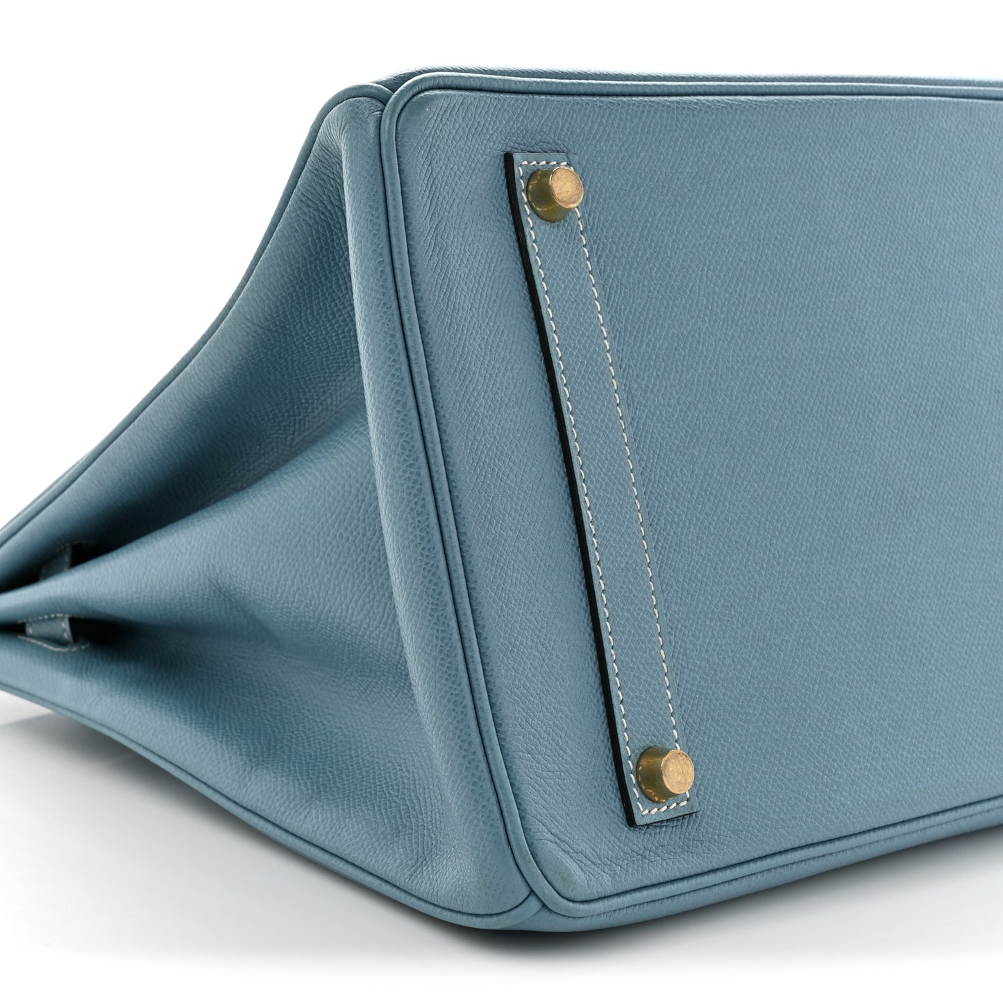 Epsom Birkin 35 Blue Jean