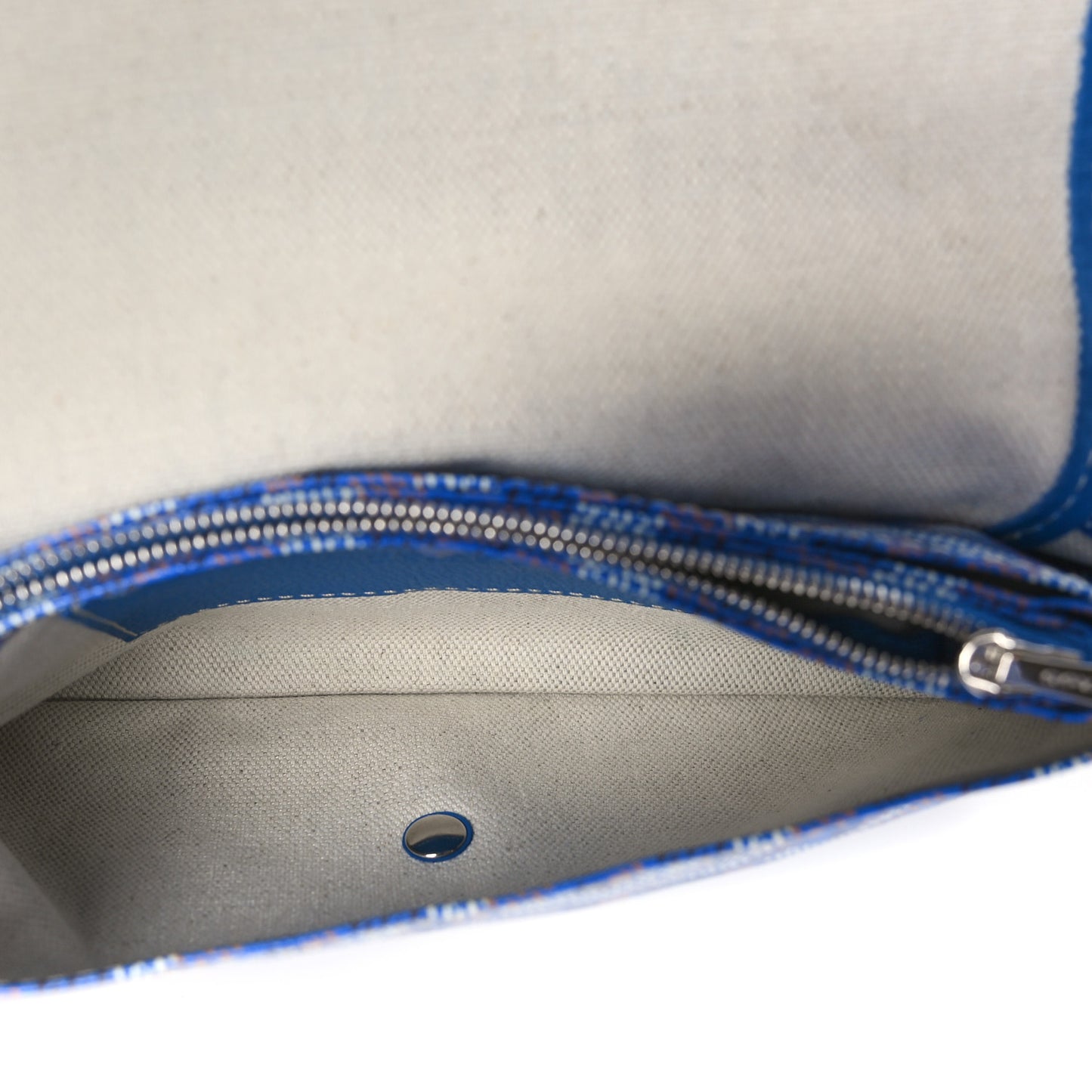 Goyardine Plumet Wallet Clutch Sky Blue