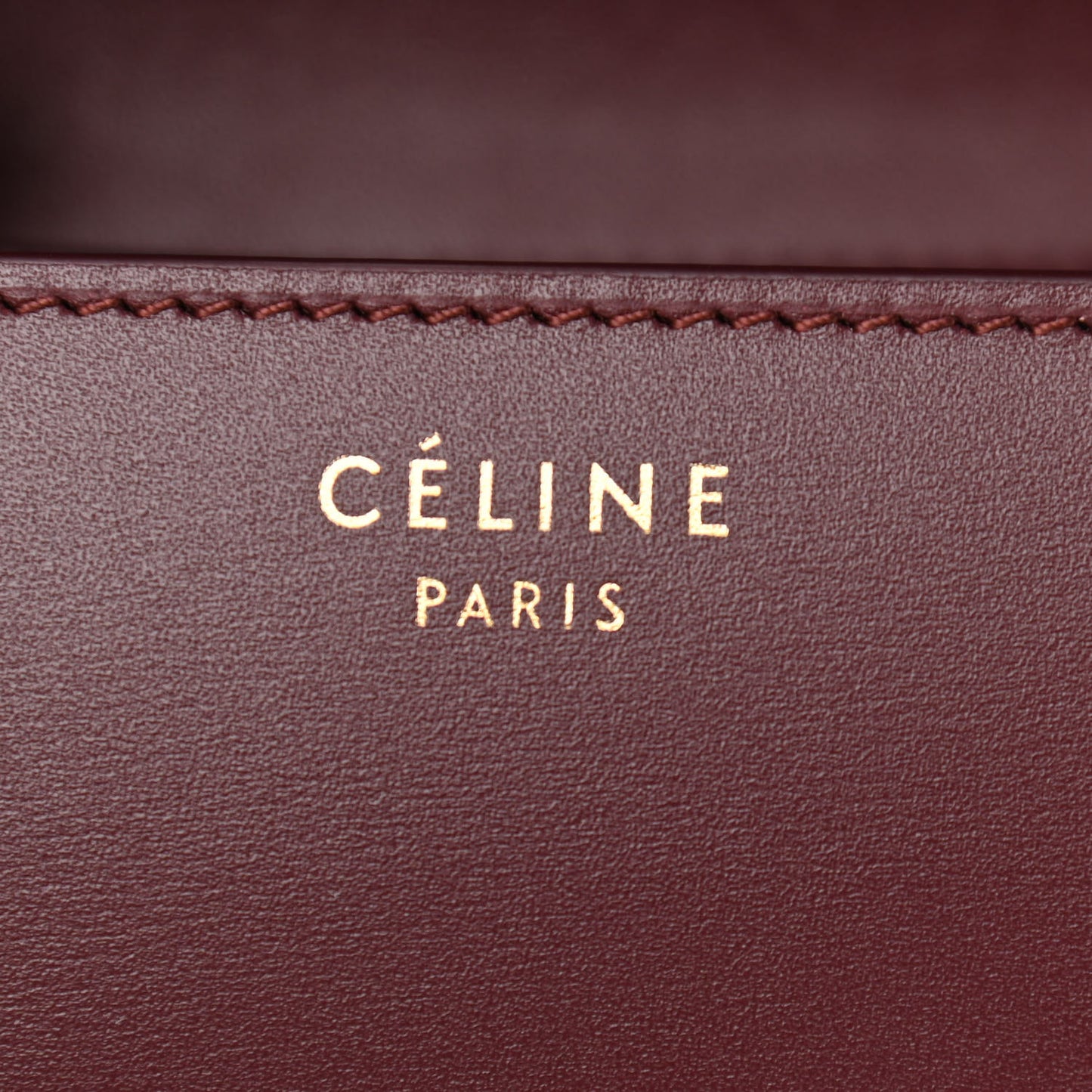 Box Calfskin Small Classic Box Flap Bag Burgundy