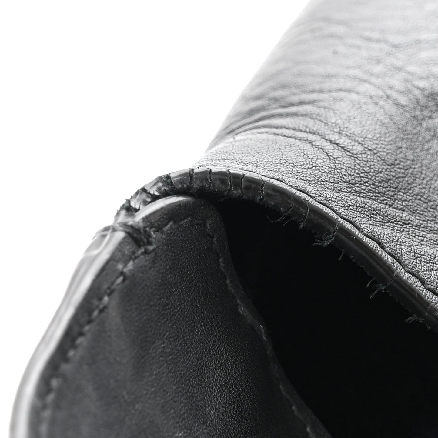 Smooth Calfskin Paris VII Large Flat Hobo Black