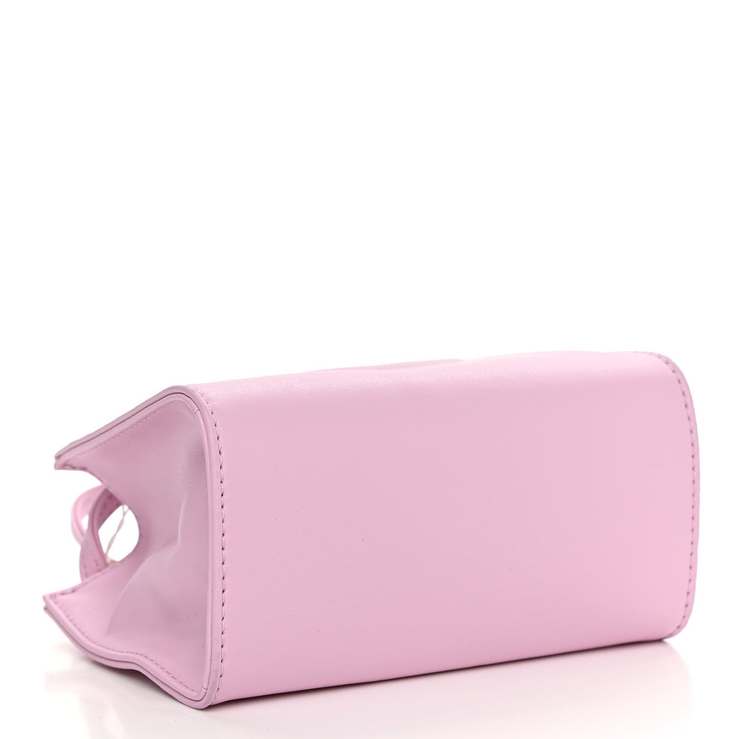 Vegan Leather Small Shopping Bag Bubblegum