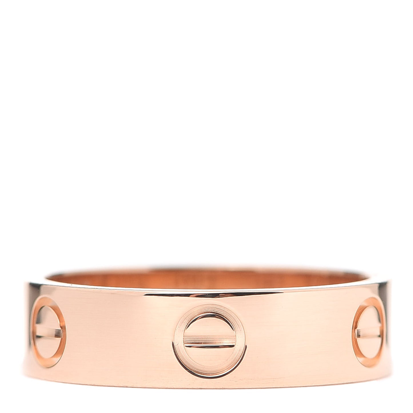 18K Pink Gold 5.5mm LOVE Ring 58 8.25