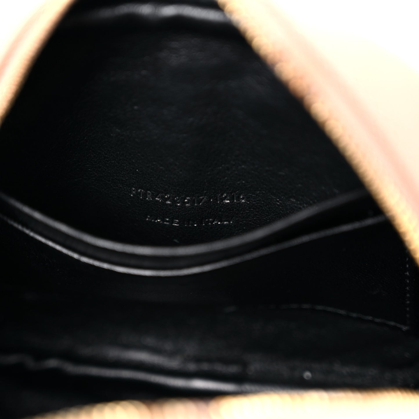 Nappa Monogram Blogger Bag Deep Beige