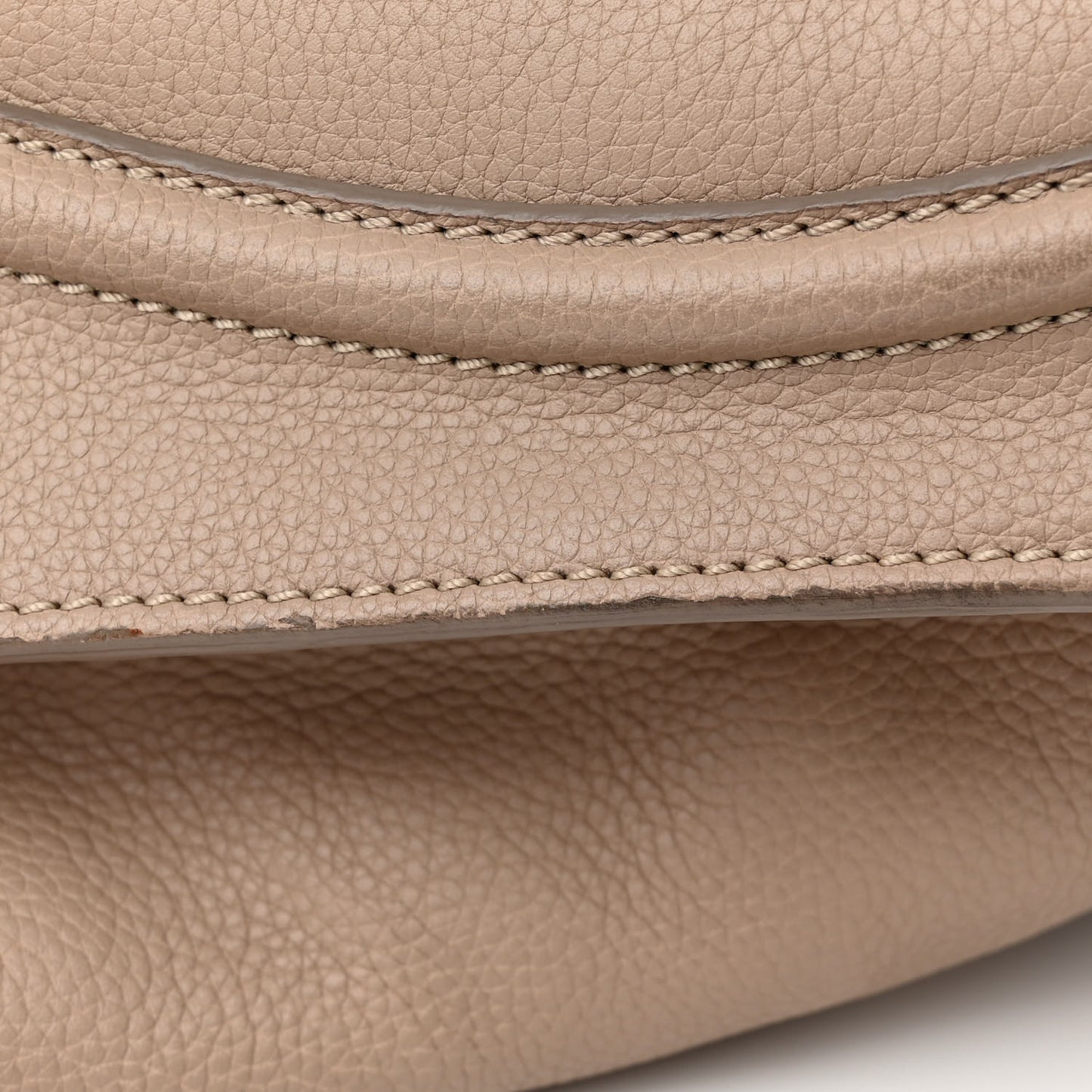 Drummed Calfskin Mini Luggage Dune