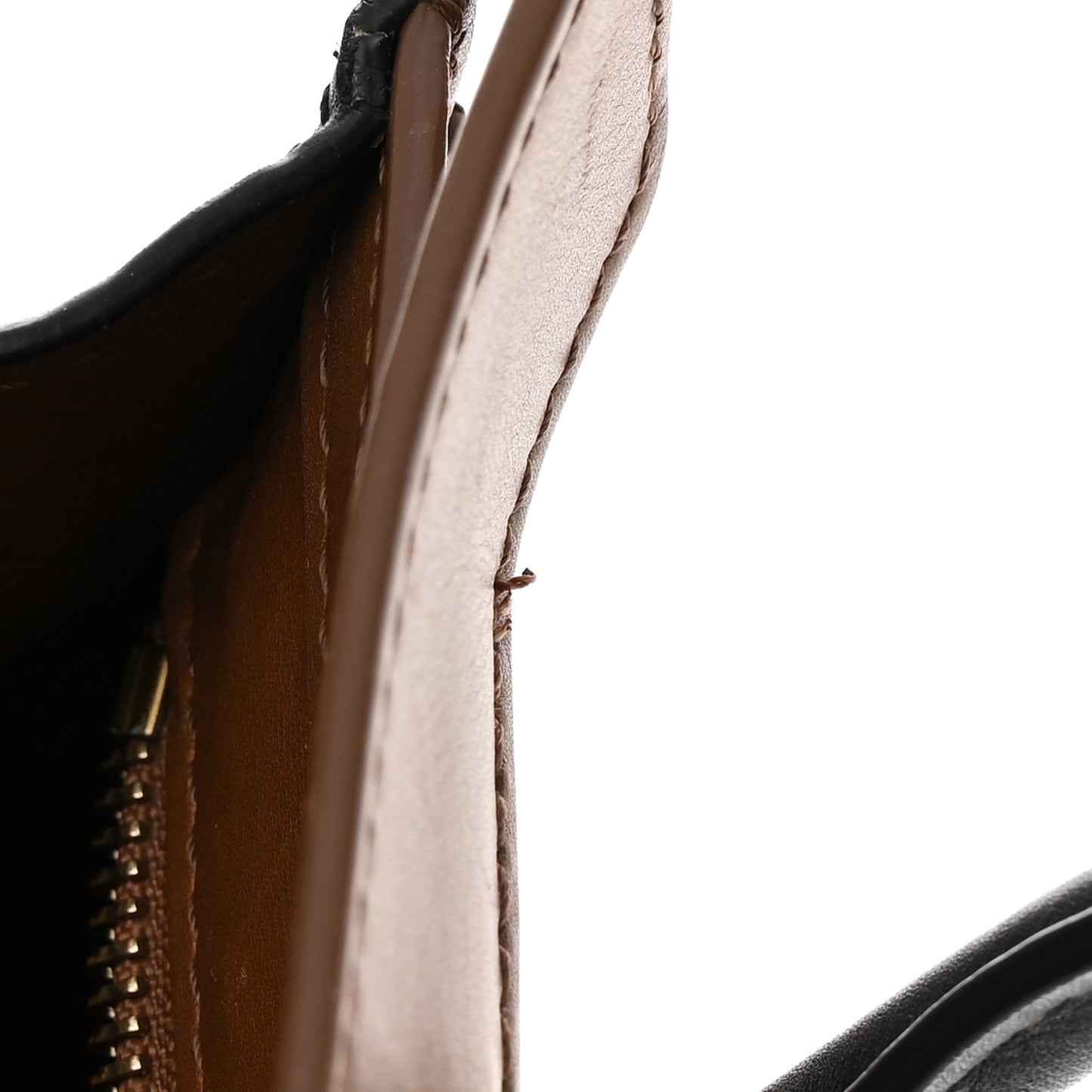 Smooth Calfskin Nano Tri-Color Luggage Brown