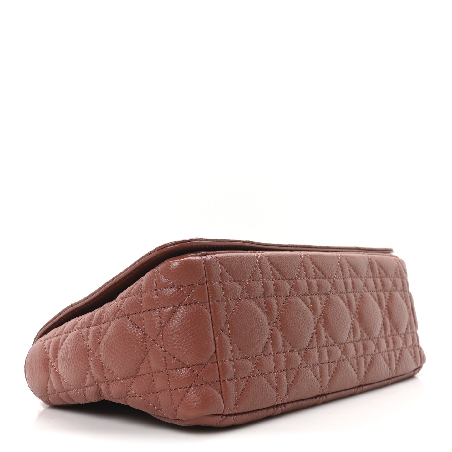 Calfskin Cannage Medium Caro Bag Rust