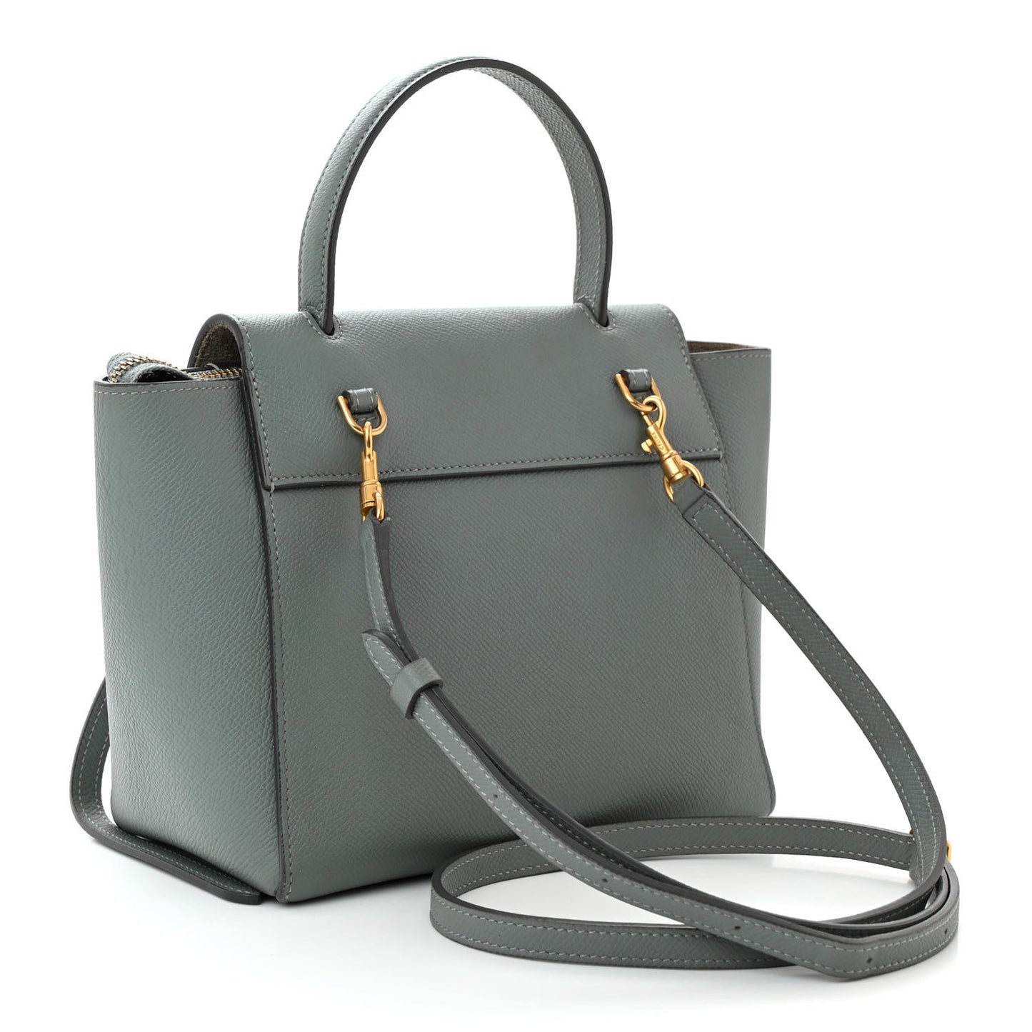 Grained Calfskin Nano Belt Bag Storm