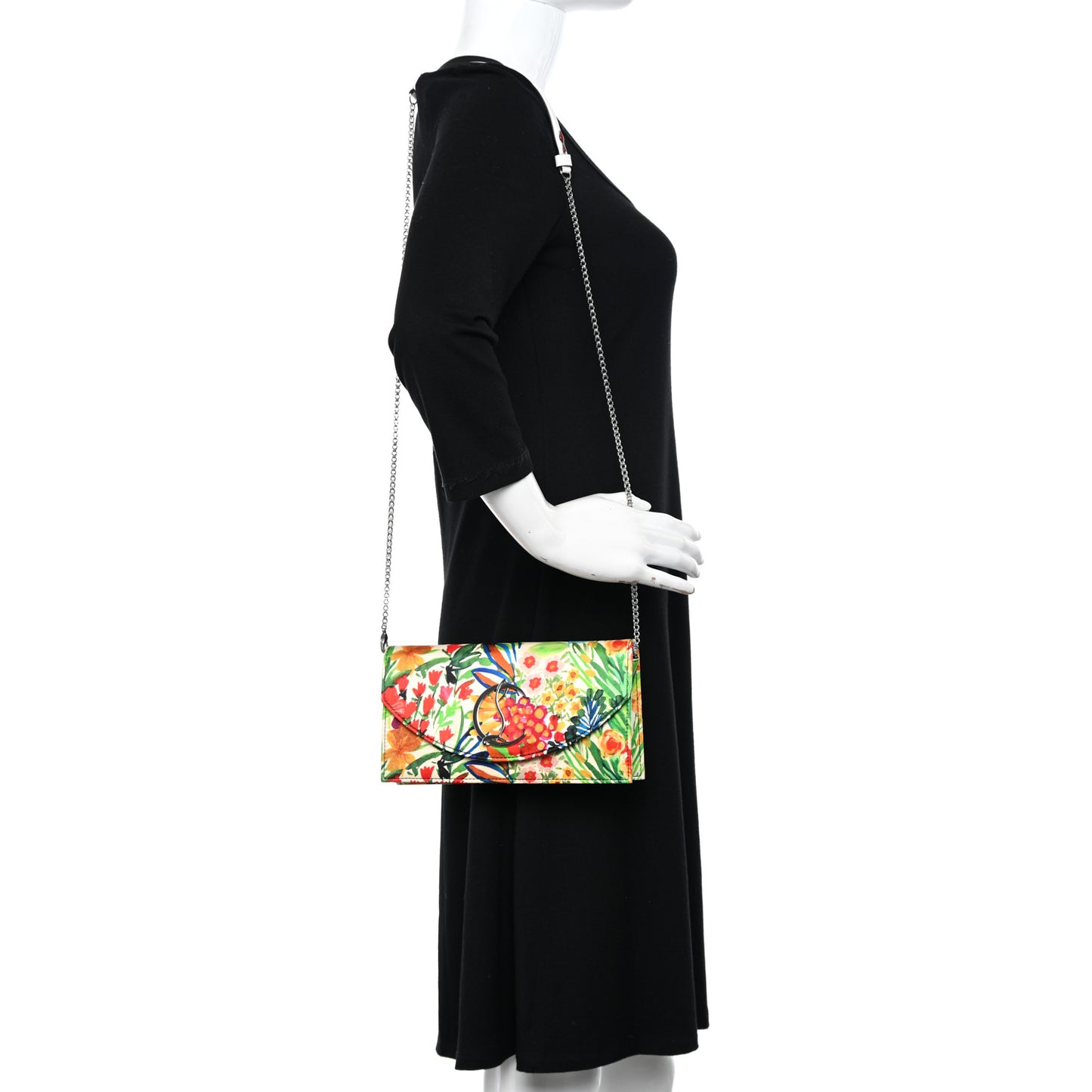 Satin Loubi54 Crossbody Clutch Multicolor