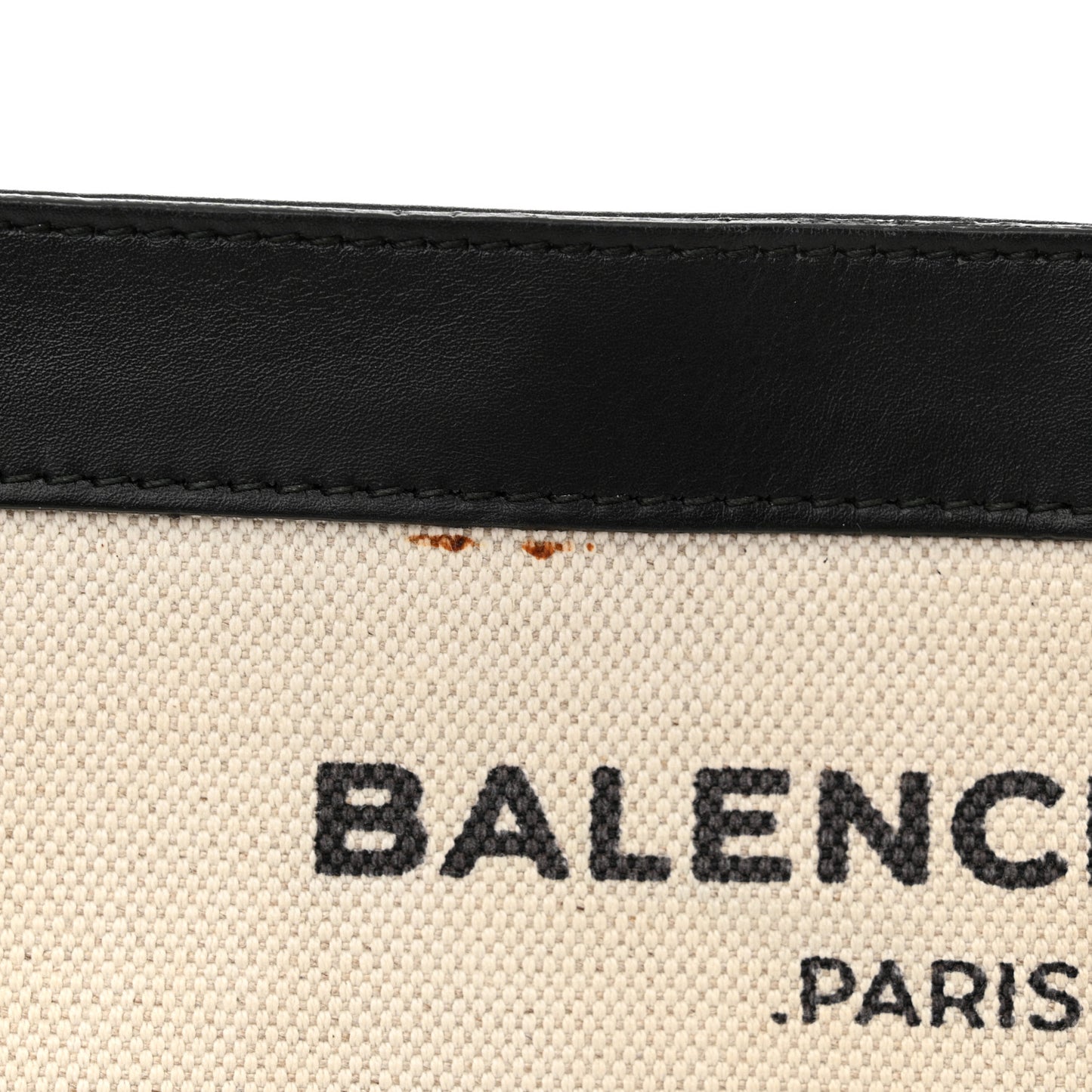 Cotton Canvas Pochette Crossbody Bag Black